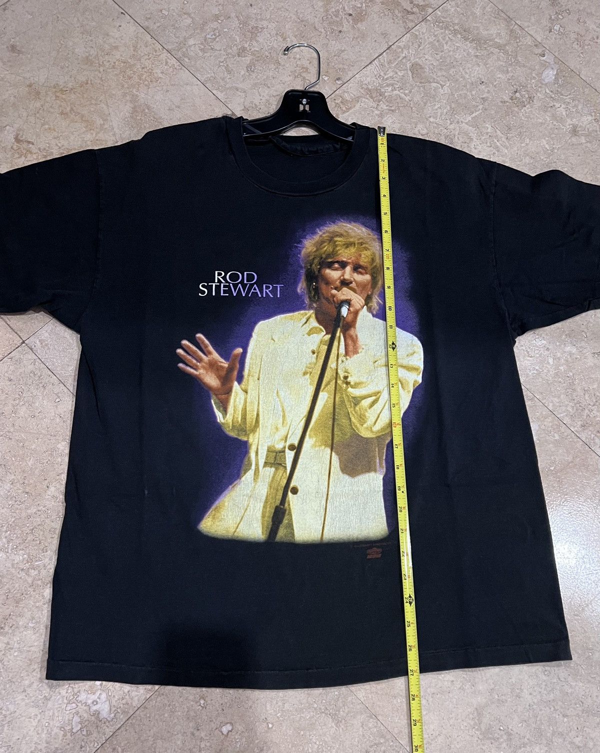 Band Tees × Vintage 1993 Rod Stewart “A Night to Remember” Tour Tee Size Large Size US L / EU 52-54 / 3 - 6 Thumbnail