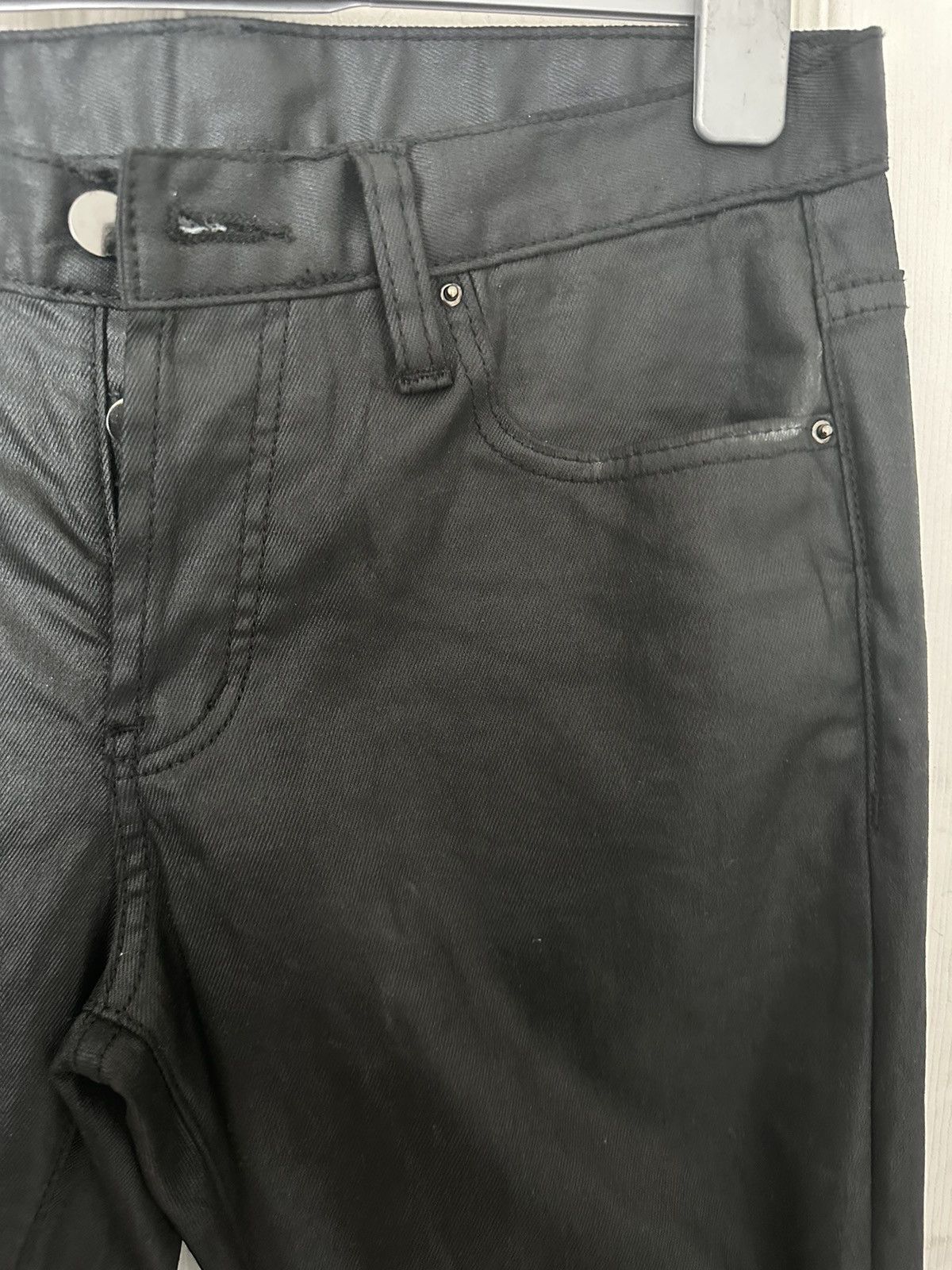 MNML MNML Black Leather Denim Size US 32 / EU 48 - 3 Thumbnail