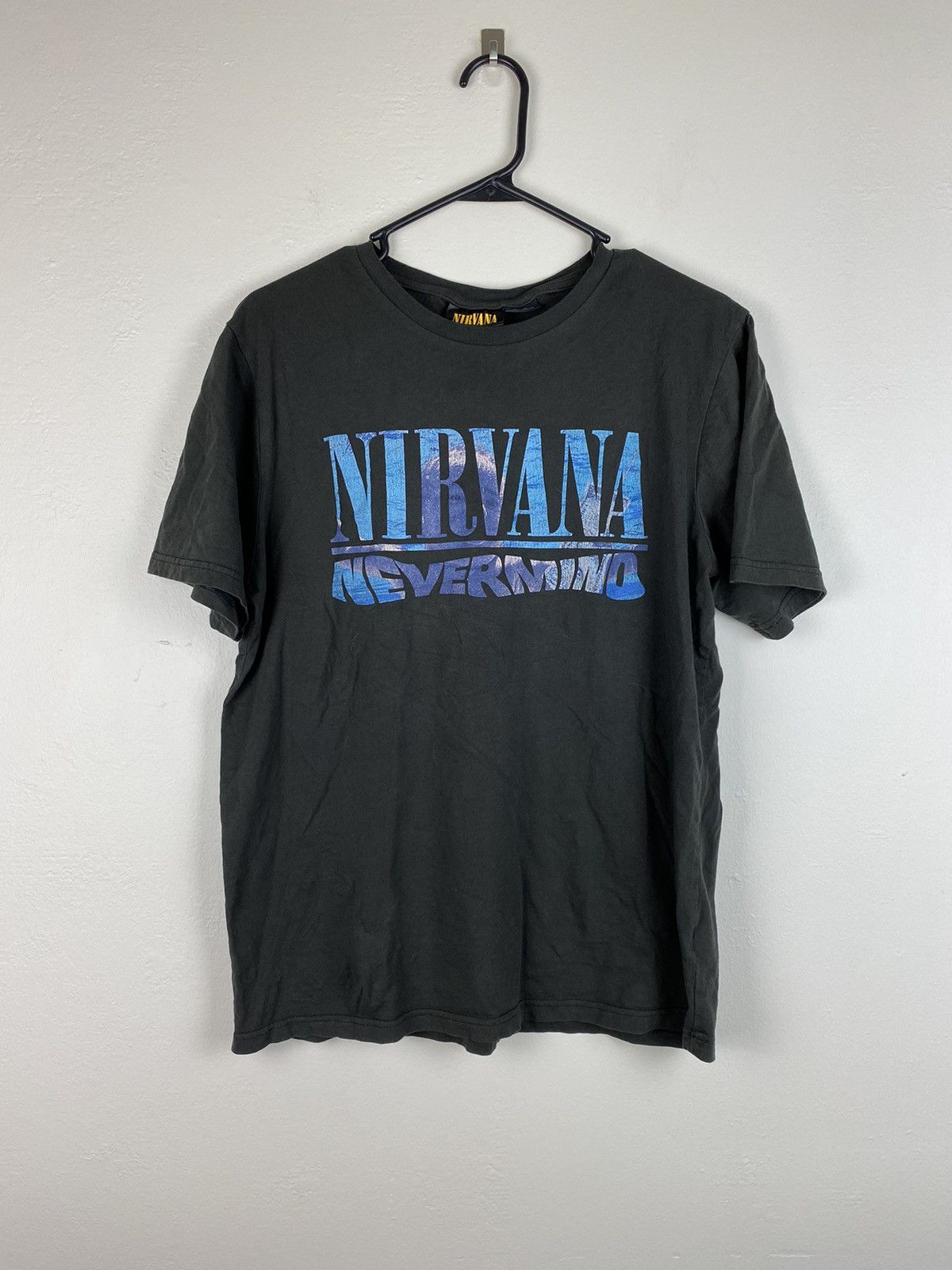 Band Tees × Nirvana Nirvana Nevermind Kurt Cobain Black Washed T Shirt Tee Size US M / EU 48-50 / 2 - 1 Thumbnail