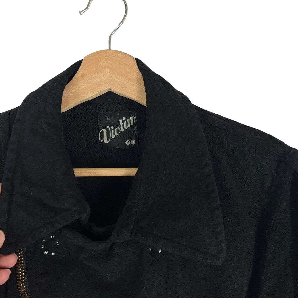 Japanese Brand DOUBLE BREAST BONDAGE PUNK DESIGN JACKET VICTIM JAPAN MADE Size US M / EU 48-50 / 2 - 6 Thumbnail