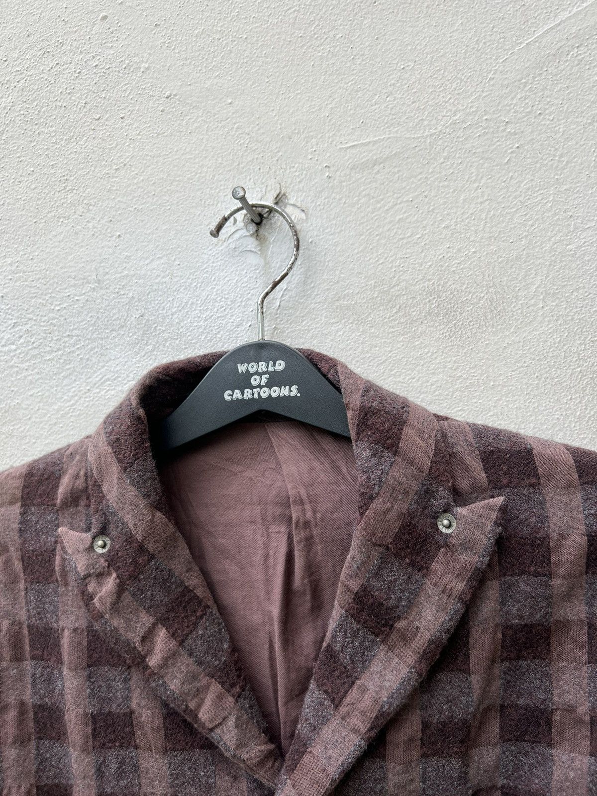 PPFM Vintage PPFM Seersucker Checks Wool Tactical Coat Jacket Size US M / EU 48-50 / 2 - 11 Thumbnail