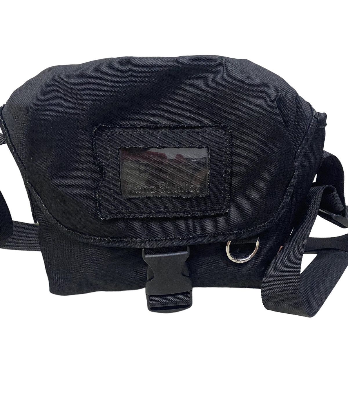 Acne Studios Acne Studios Black Midi Messenger Bag Size ONE SIZE - 1 Thumbnail