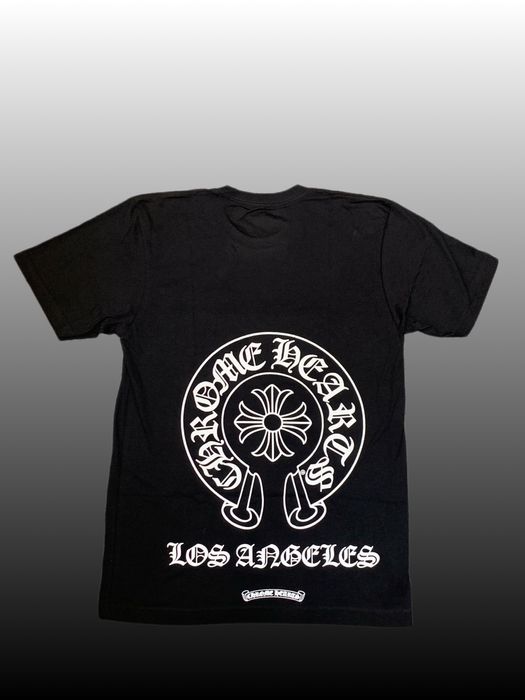 Chrome Hearts *New* Chrome Hearts Los Angeles Horseshoe Logo Pocket Tee ...