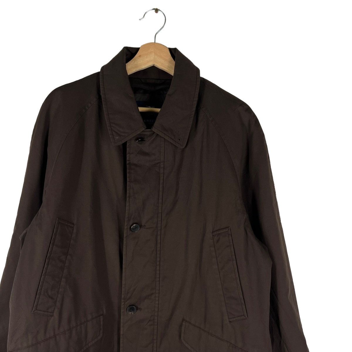 VINTAGE BURBERRY LONDON DOUBLE BREAST LONG JACKET NOVA CHECK