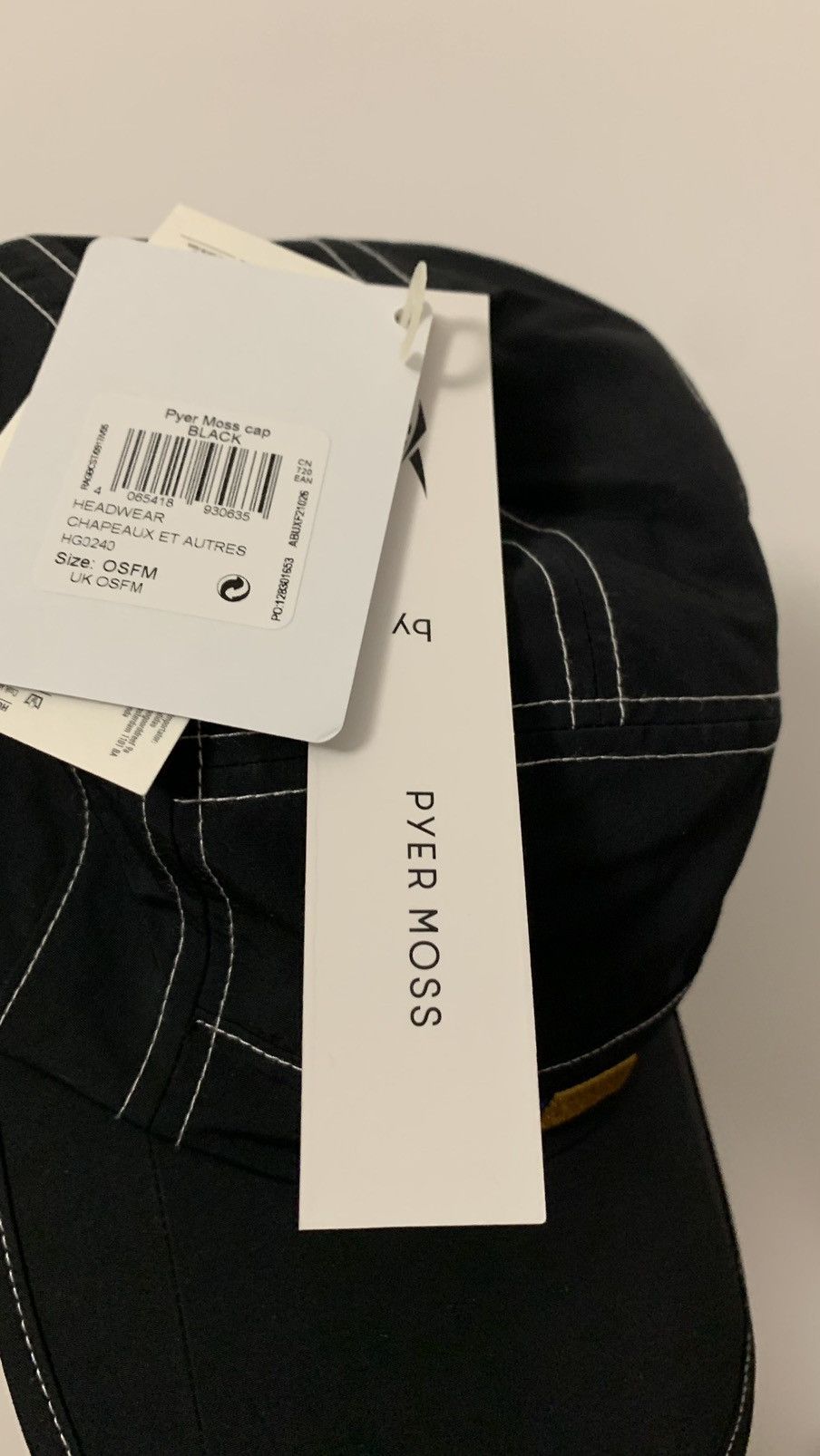Pyer Moss New Reebok Pyer Moss Baseball Cap Size ONE SIZE - 2 Thumbnail