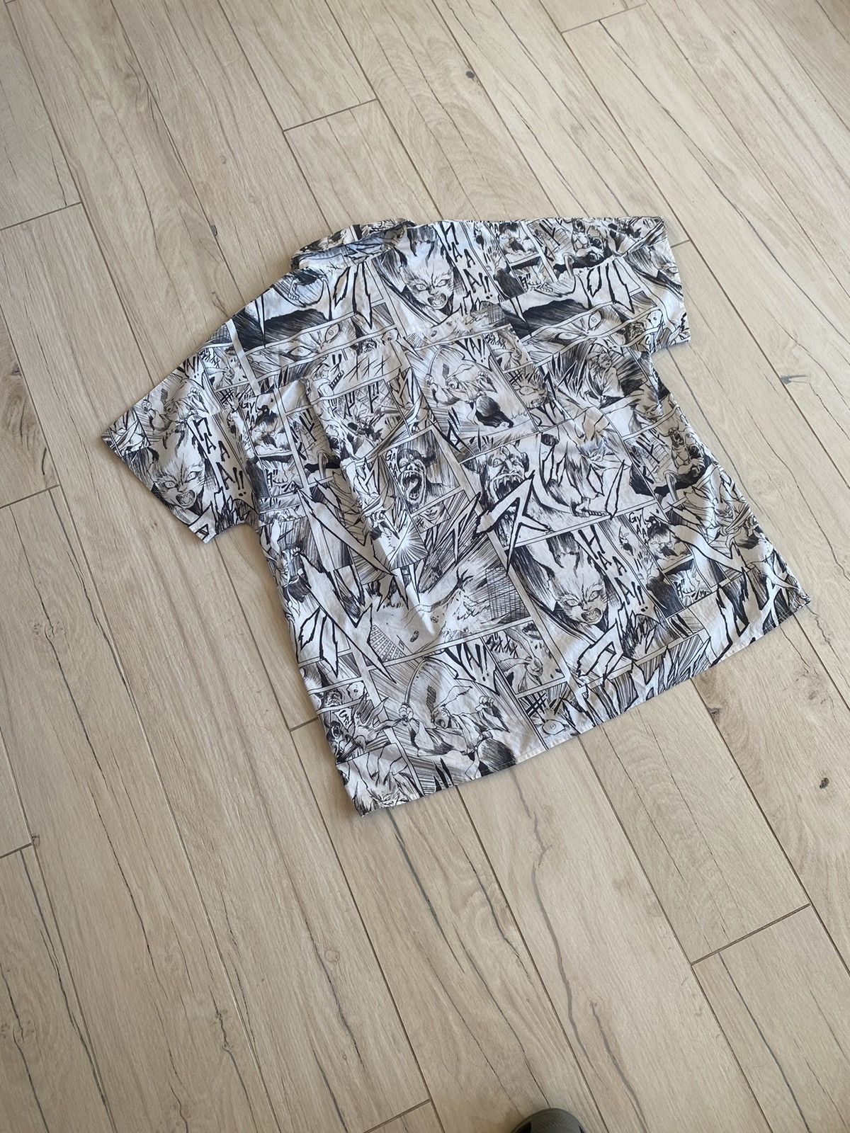 Alexander McQueen Sample! Alexander Mcqueen Anime All Over Printed Shirt Size US M / EU 48-50 / 2 - 8 Thumbnail