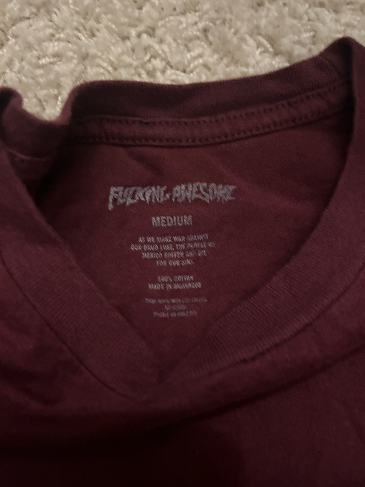 Fucking Awesome Fucking Awesome Ave T-Shirt Size US M / EU 48-50 / 2 - 3 Thumbnail