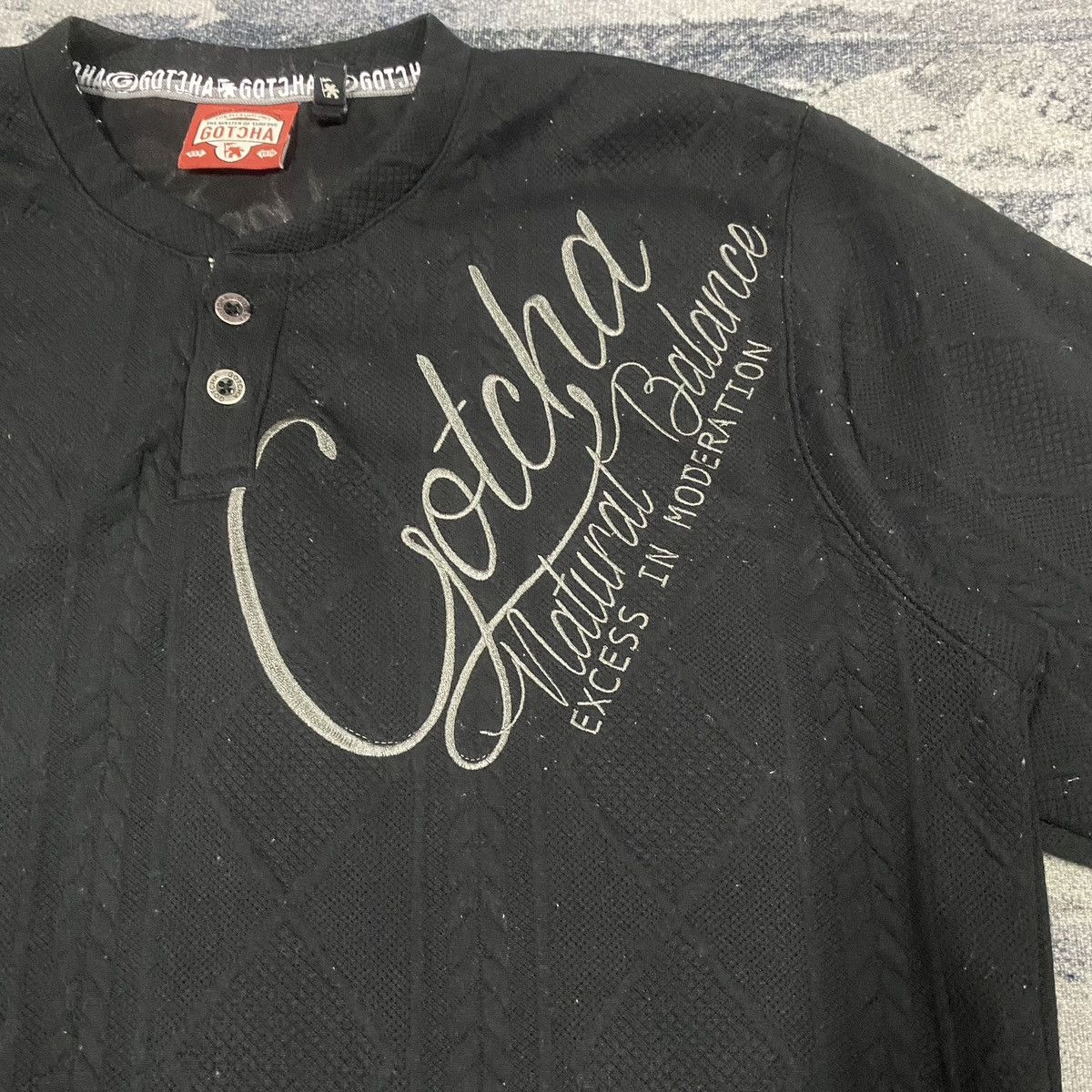 Gotcha × Vintage Vintage Gotcha Surf Cable Style Spellout Long Sleeve Size US M / EU 48-50 / 2 - 3 Thumbnail
