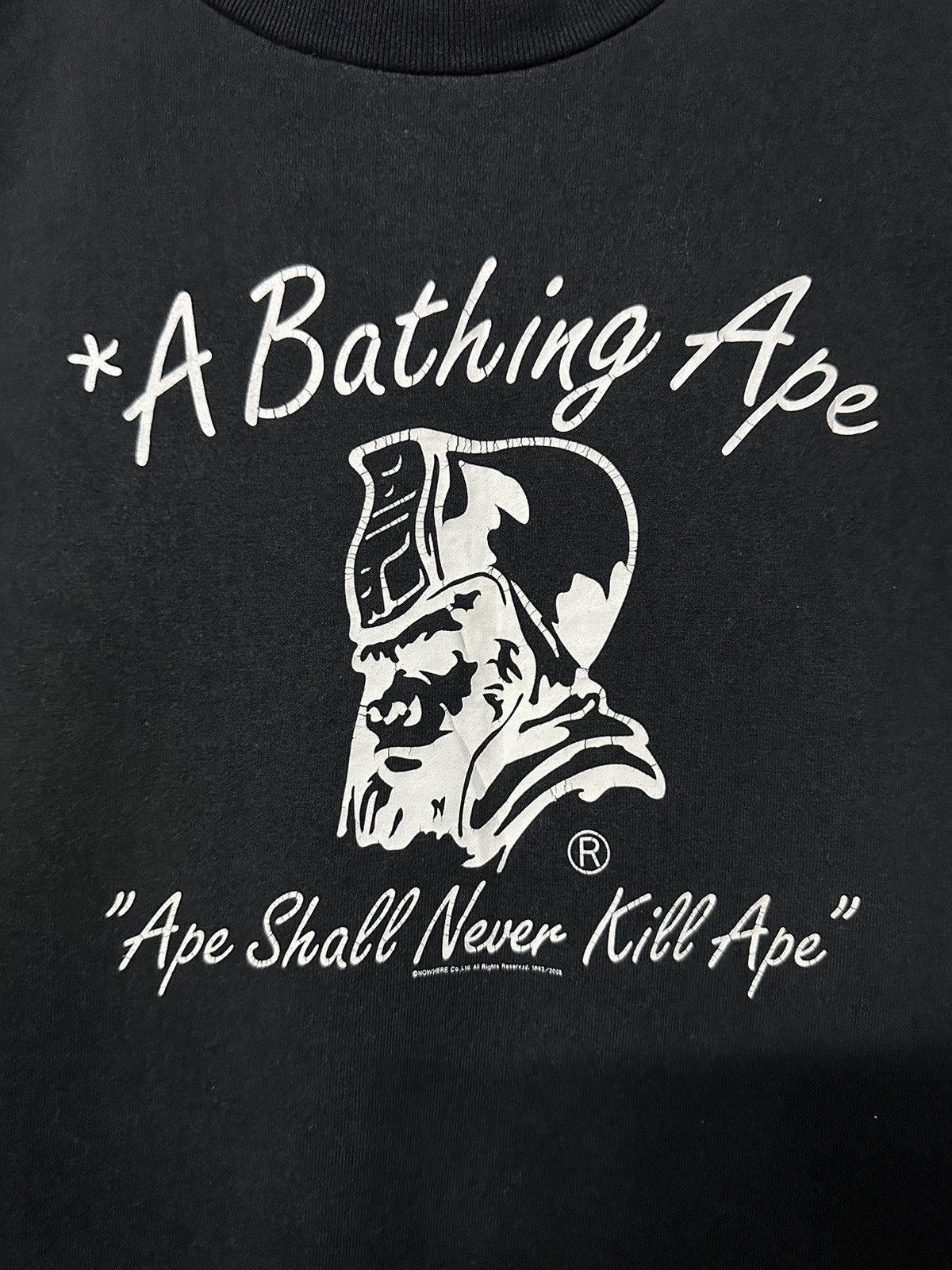 Bape × Vintage Ape Shall Never Kill Ape Tee Size US M / EU 48-50 / 2 - 3 Thumbnail