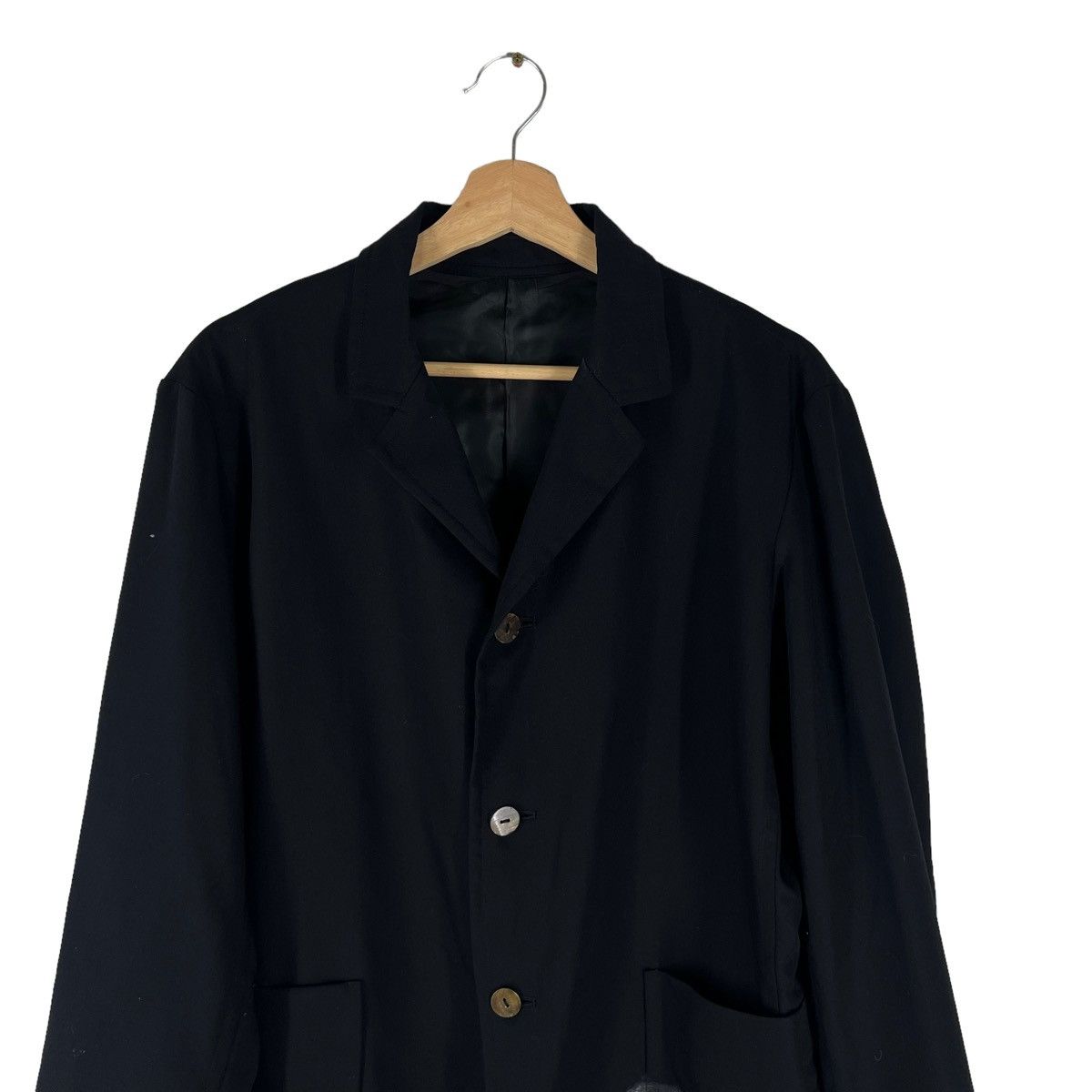 Japanese Brand ICONIC BLACK HIDEAKI TAHARA BY YOHJI YAMAMOTO JAPAN FABRIC Size US M / EU 48-50 / 2 - 3 Thumbnail