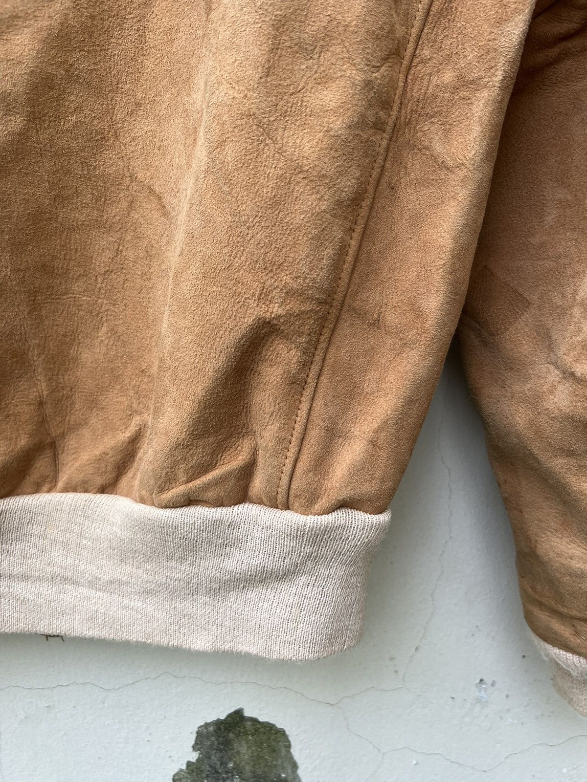 Leather 50s 60s Sierra Silton Dirty Patina Suede Leather Jacket Size US S / EU 44-46 / 1 - 18 Thumbnail