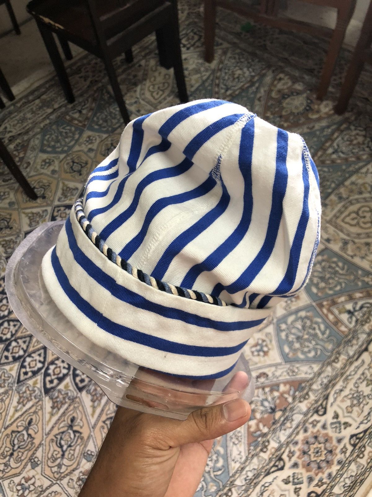 Kapital Vintage Kapital Stripe Blue Beanie Hat Size ONE SIZE - 7 Thumbnail