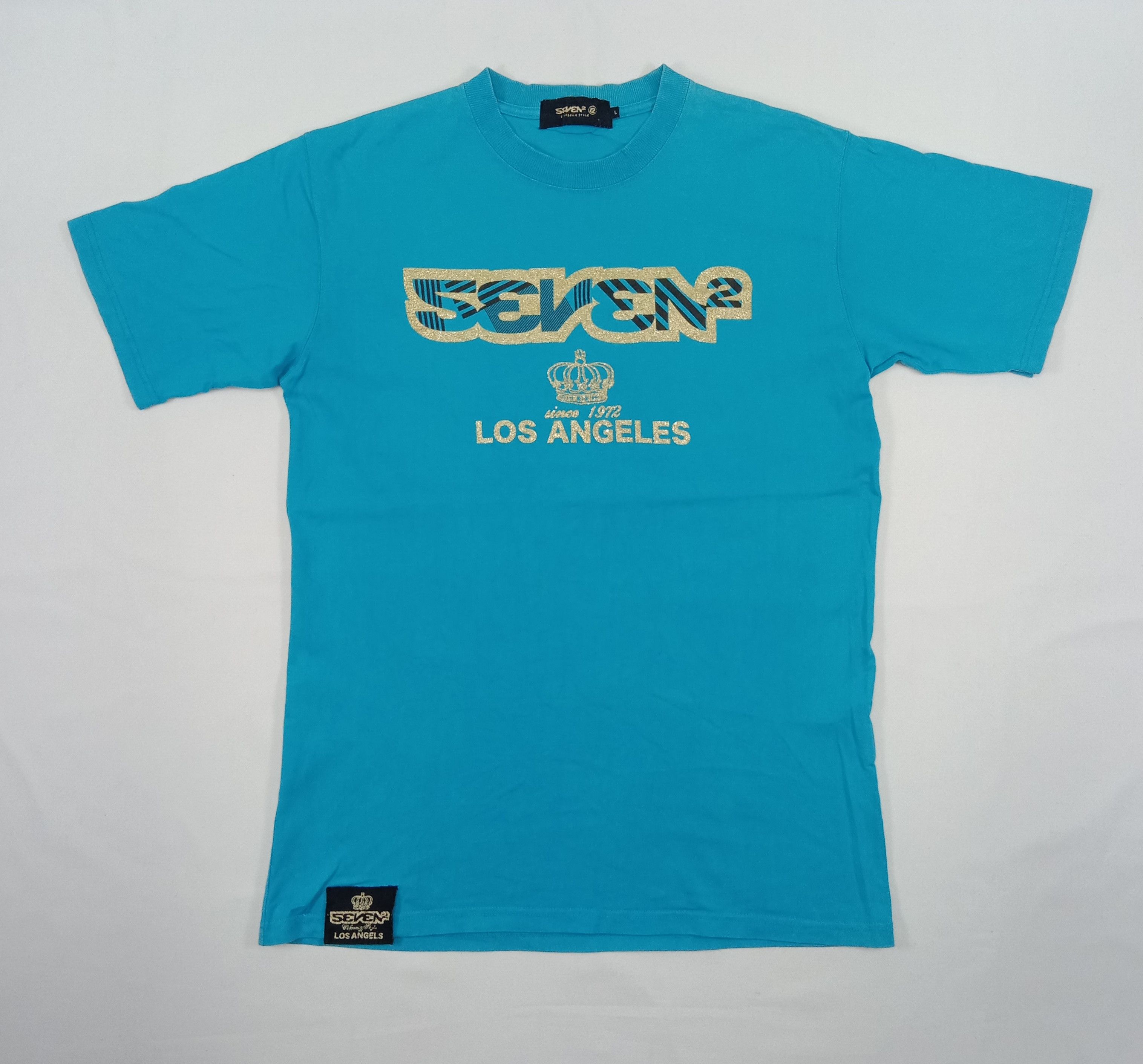 Seven 7 Vintage Seven Los Angeles T Shirt Size US L / EU 52-54 / 3 - 1 Thumbnail