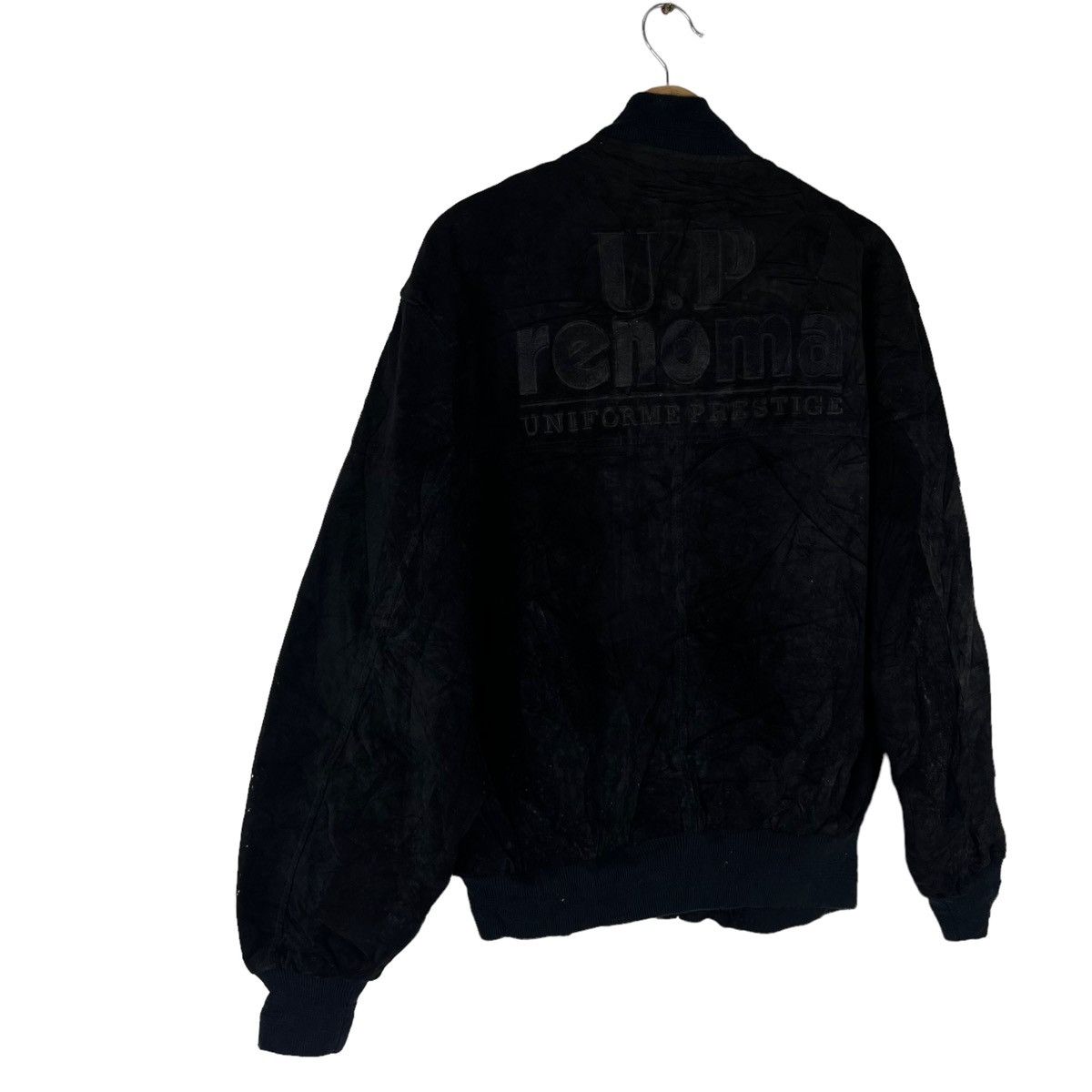 Japanese Brand RARE LEATHER BOMBER JCKET RENOMA INSPIRED MA-1 ISSEY MIYAKE Size US L / EU 52-54 / 3 - 6 Thumbnail