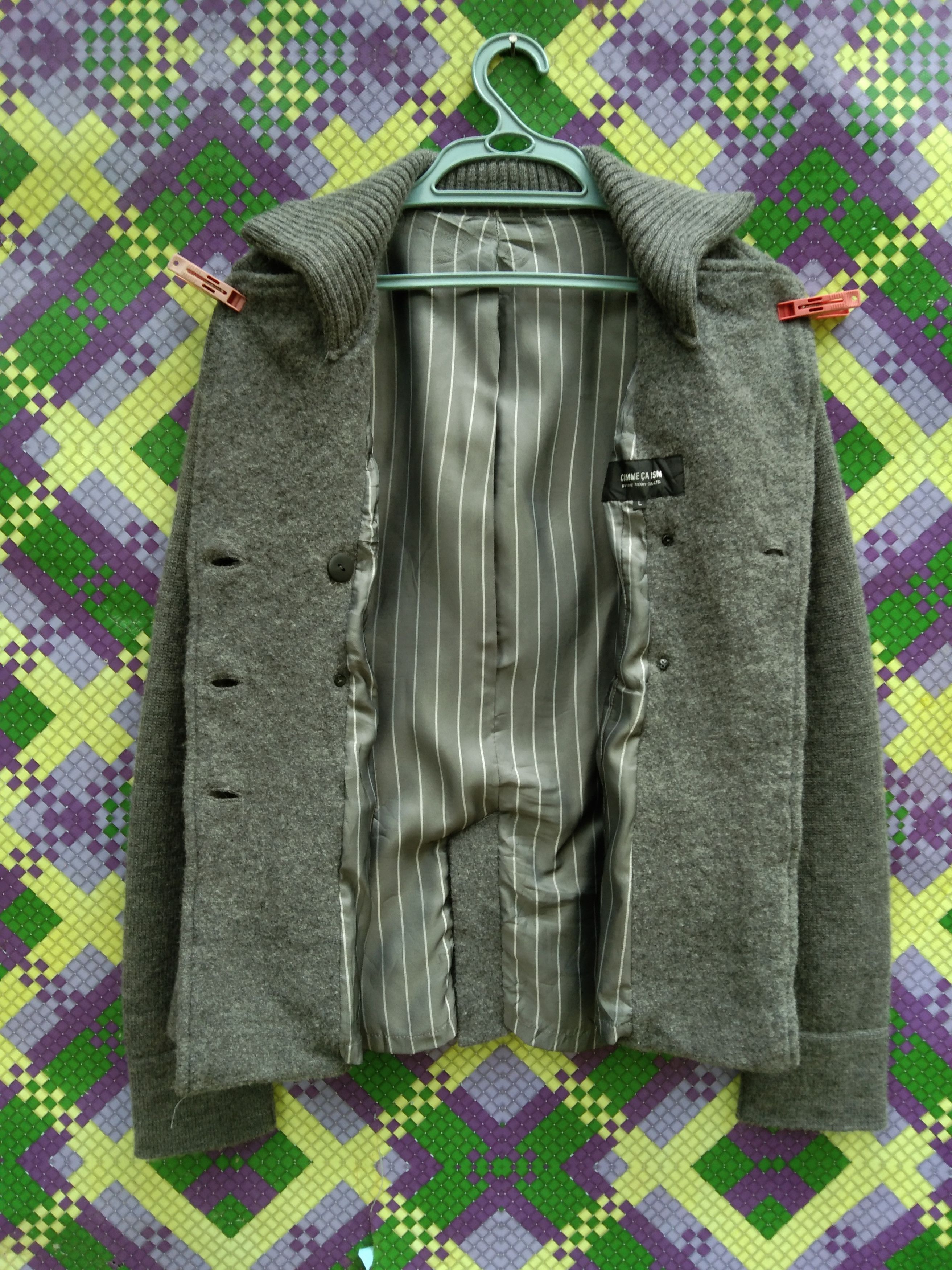 Comme Ca Ism × Japanese Brand COMME CA ISM DOUBLE-BREASTED JACKET Size US S / EU 44-46 / 1 - 5 Thumbnail