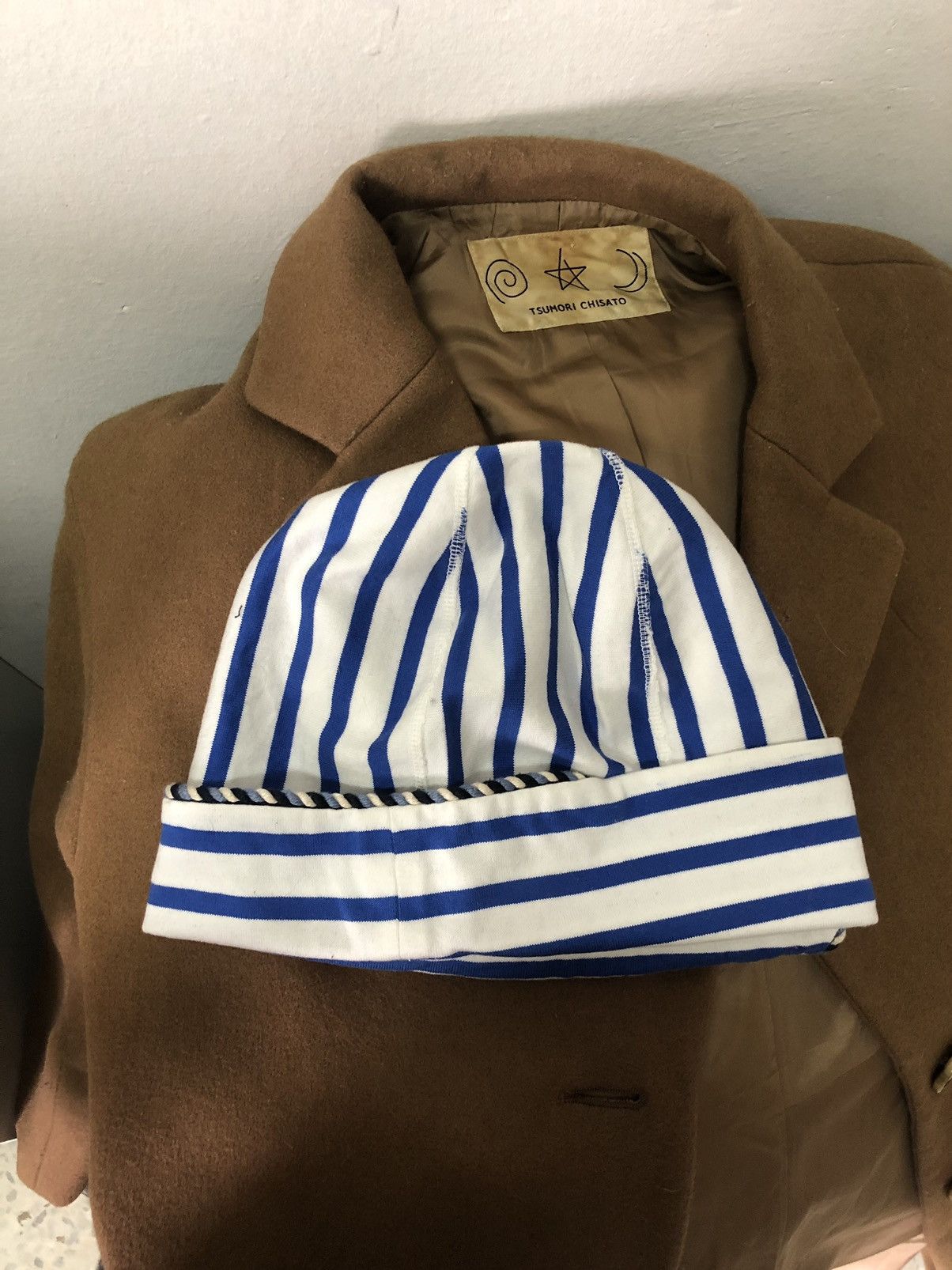 Kapital Vintage Kapital Stripe Blue Beanie Hat Size ONE SIZE - 13 Thumbnail