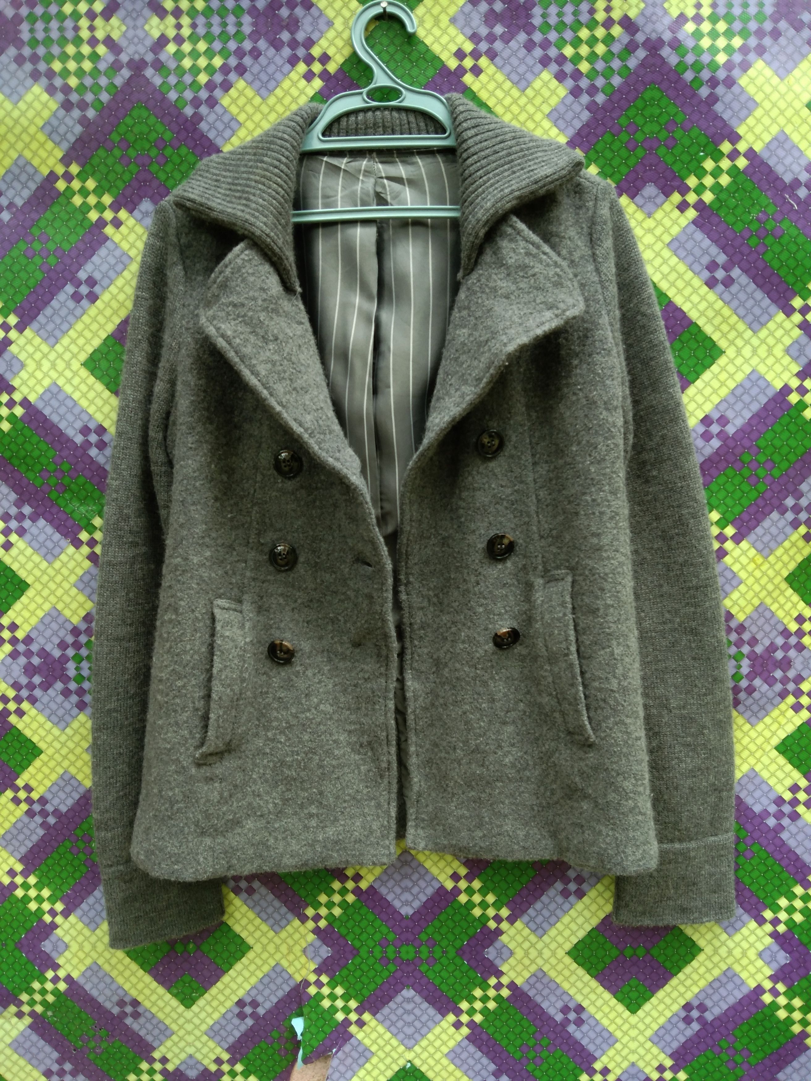 Comme Ca Ism × Japanese Brand COMME CA ISM DOUBLE-BREASTED JACKET Size US S / EU 44-46 / 1 - 4 Thumbnail