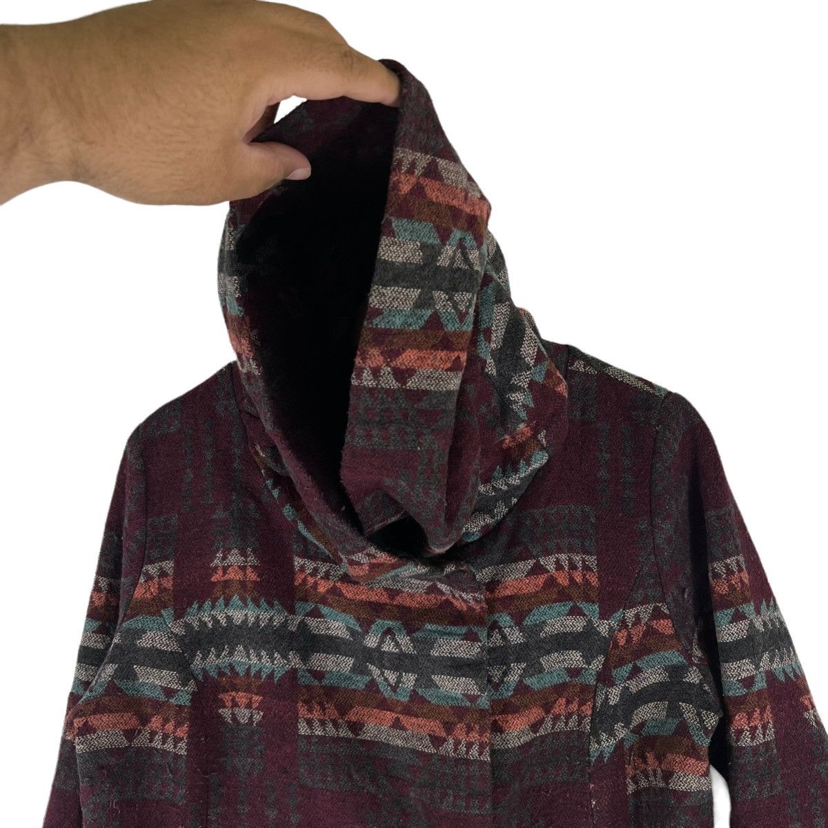 Japanese Brand VINTAGE AZTEC NAVAJO WOOL JACKET MOSSIMO SUPPLY CO 1987 Size US L / EU 52-54 / 3 - 6 Thumbnail