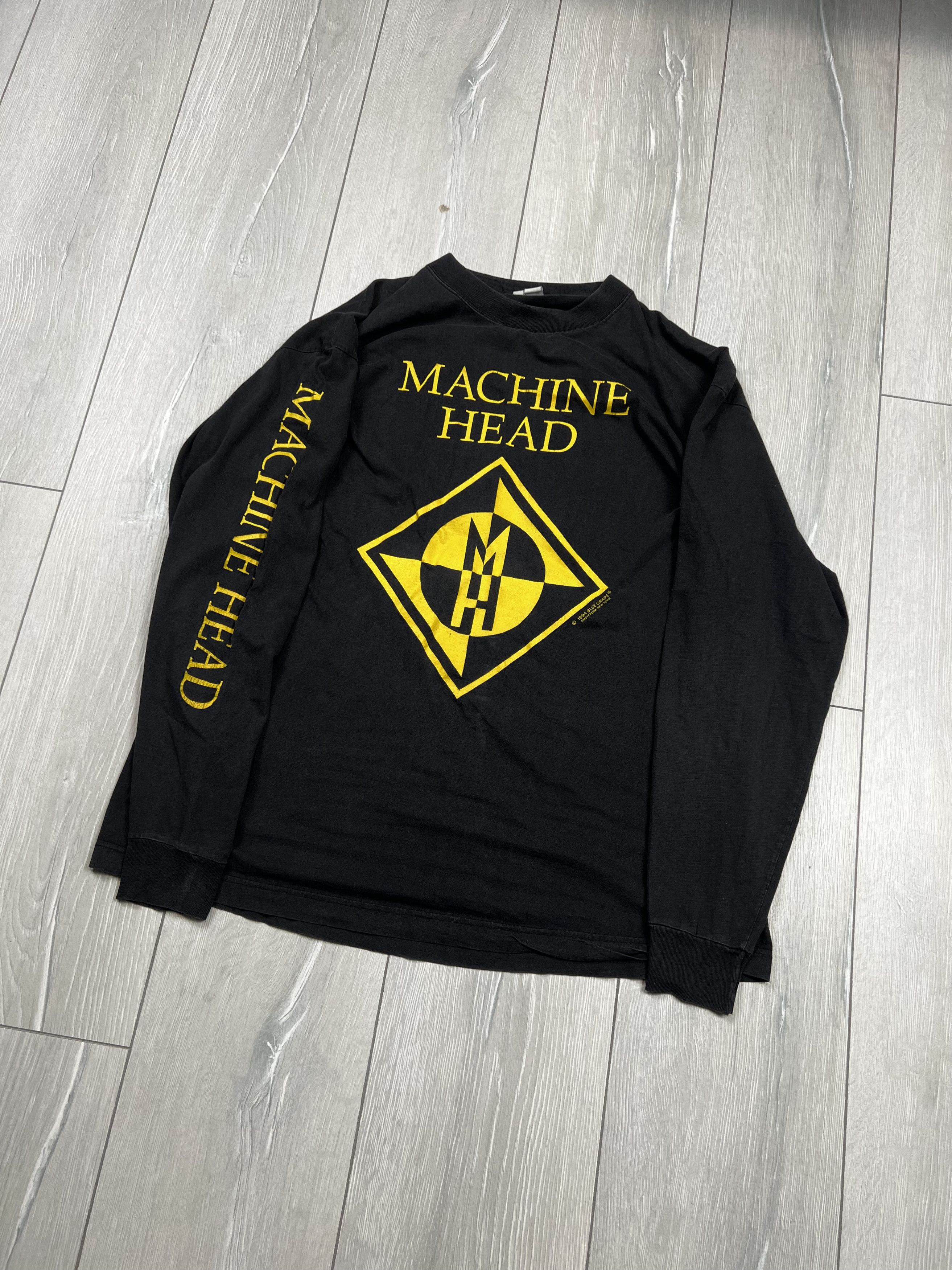 Band Tees × Vintage 1994 Machine Head 'Fuck it All' Long Sleeve T