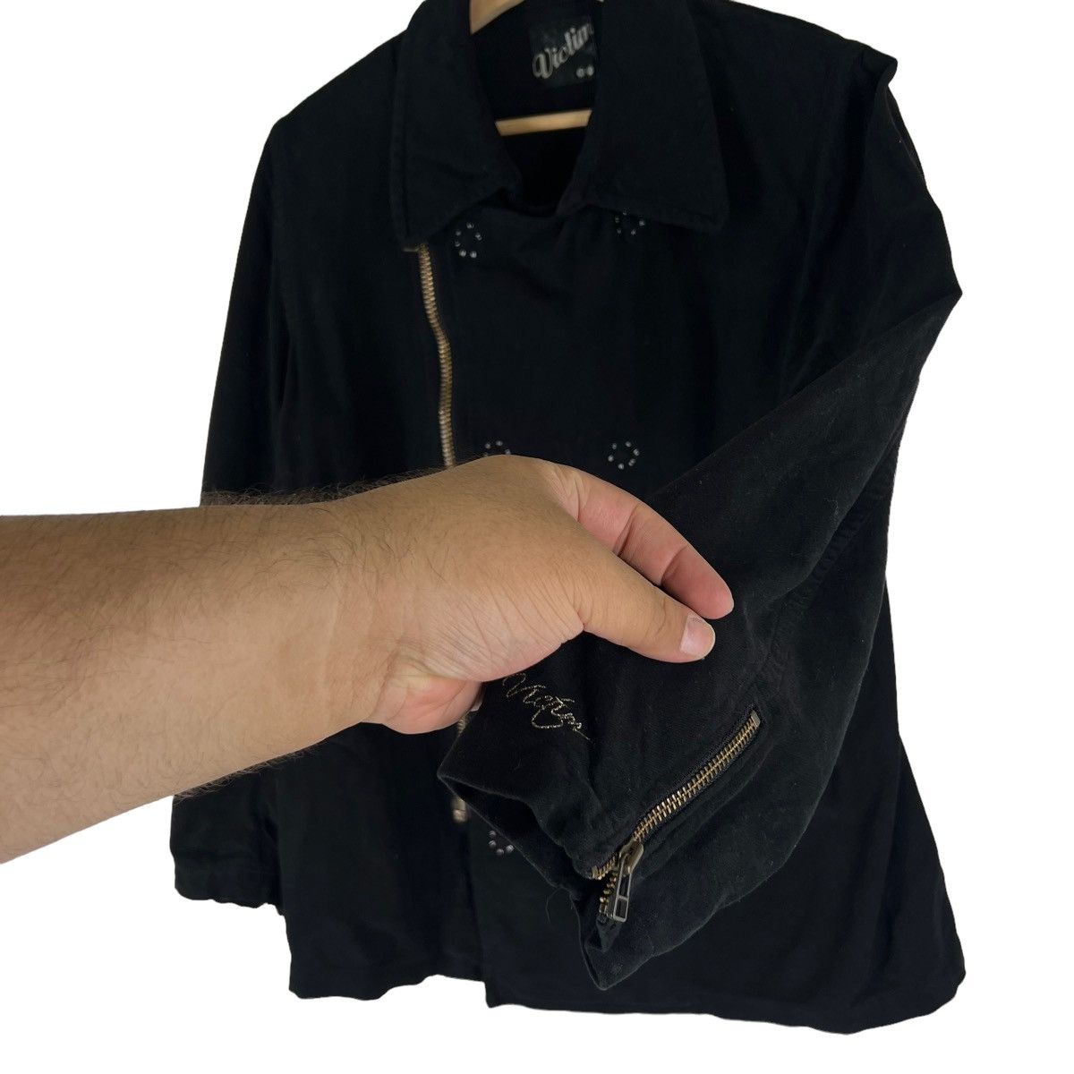 Japanese Brand DOUBLE BREAST BONDAGE PUNK DESIGN JACKET VICTIM JAPAN MADE Size US M / EU 48-50 / 2 - 5 Thumbnail