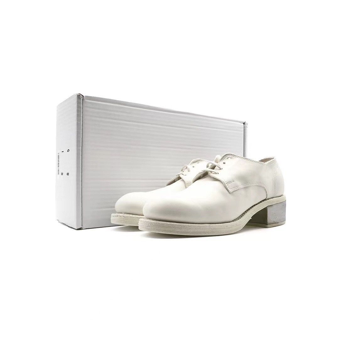 Guidi Guidi White 792ZI Horse Leather Shoes Size US 7 / IT 37 - 4 Thumbnail
