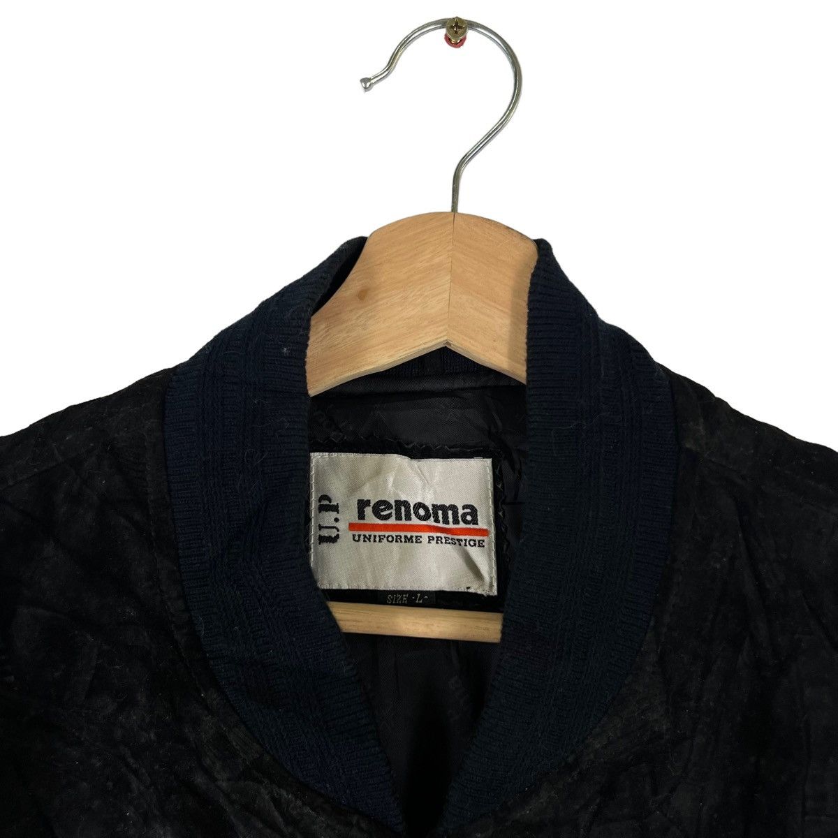 Japanese Brand RARE LEATHER BOMBER JCKET RENOMA INSPIRED MA-1 ISSEY MIYAKE Size US L / EU 52-54 / 3 - 4 Thumbnail