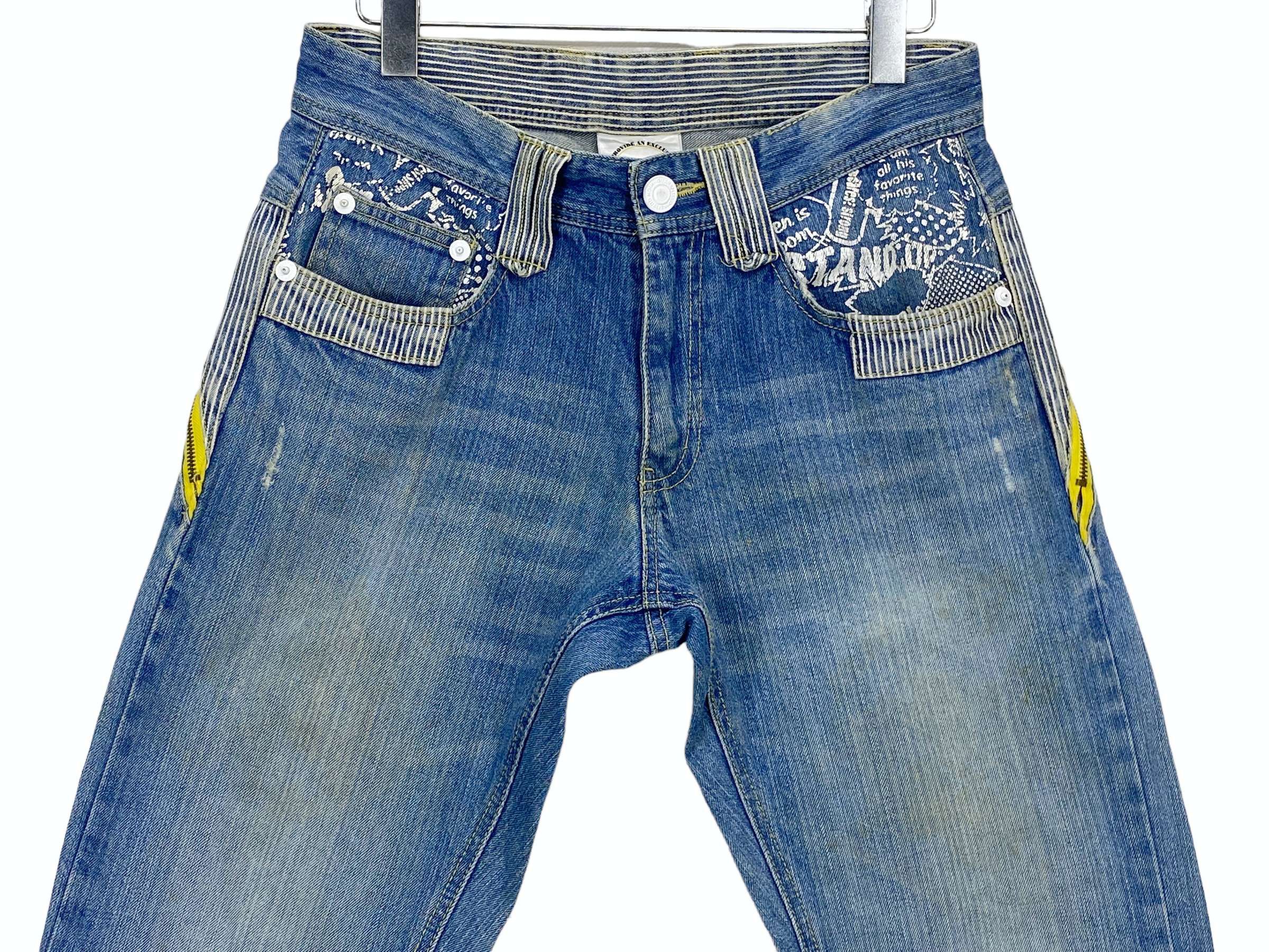 Japanese Brand Double Focus Jeans Multizipper Jeans Size US 32 / EU 48 - 3 Thumbnail