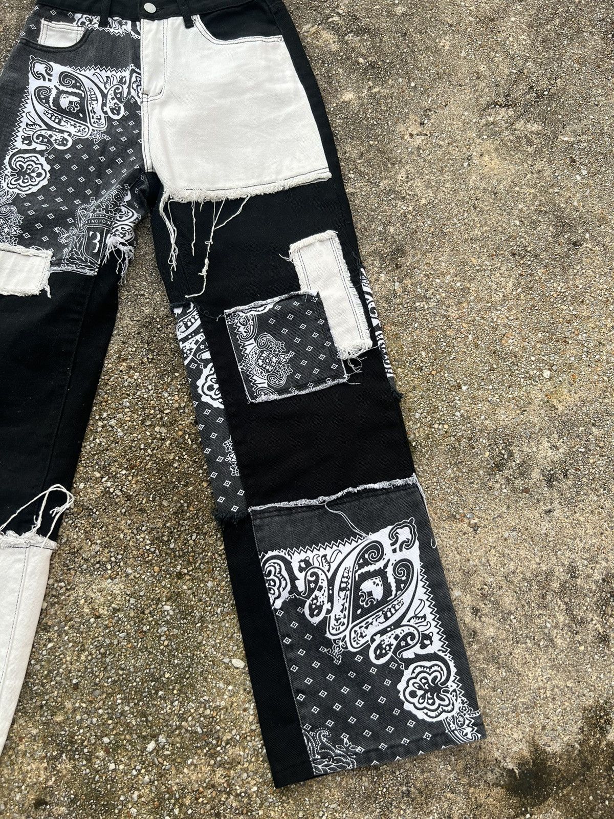 Japanese Brand Japanese Style Denim Inspired By Comme Des Garcons & Kapital Size US 28 / EU 44 - 3 Thumbnail