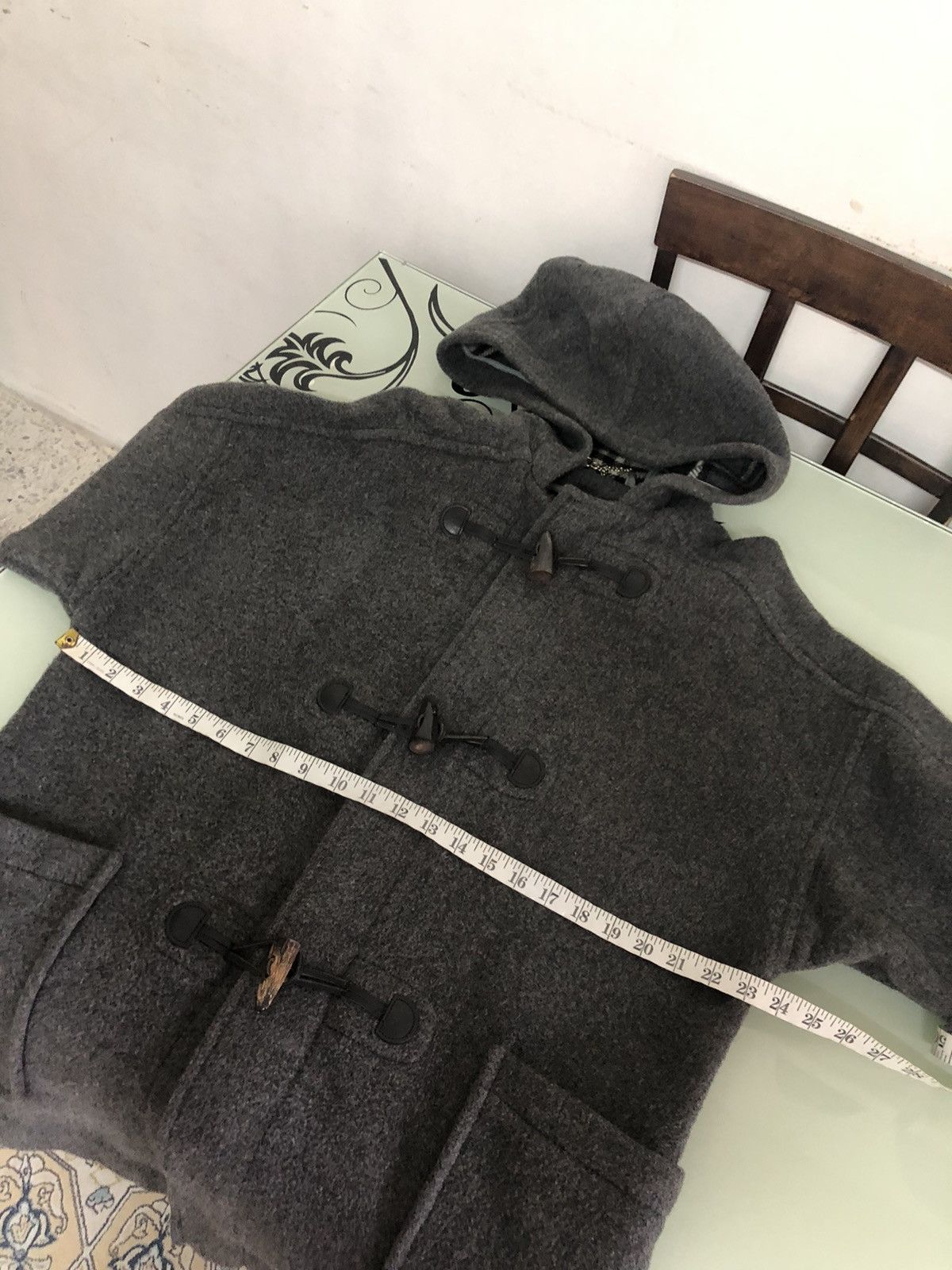 Burberry Vintage Burberry Speciality Nova Check Duffle Coat Size US M / EU 48-50 / 2 - 24 Thumbnail
