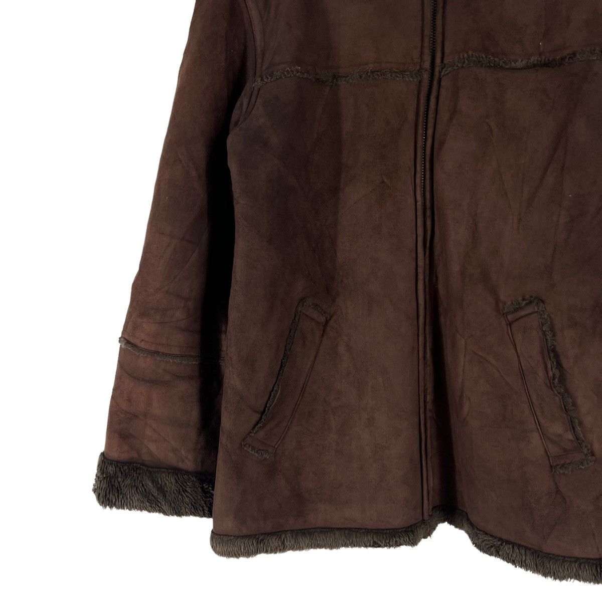 Japanese Brand VINTAGE SOFT LEATHER B 3 MINK FUR LINING BAFFY JAPAN Size US L / EU 52-54 / 3 - 4 Thumbnail