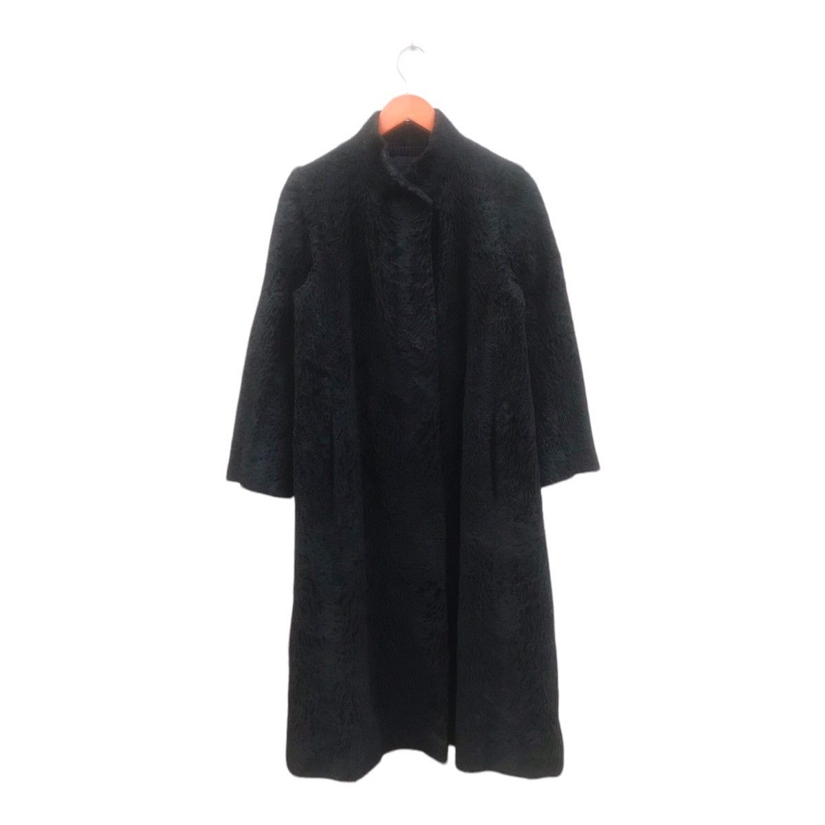 Japanese Brand 🔥Rare🔥Vtg Rotiny Fur Broadtail Long Coat Size M / US 6-8 / IT 42-44 - 1 Thumbnail