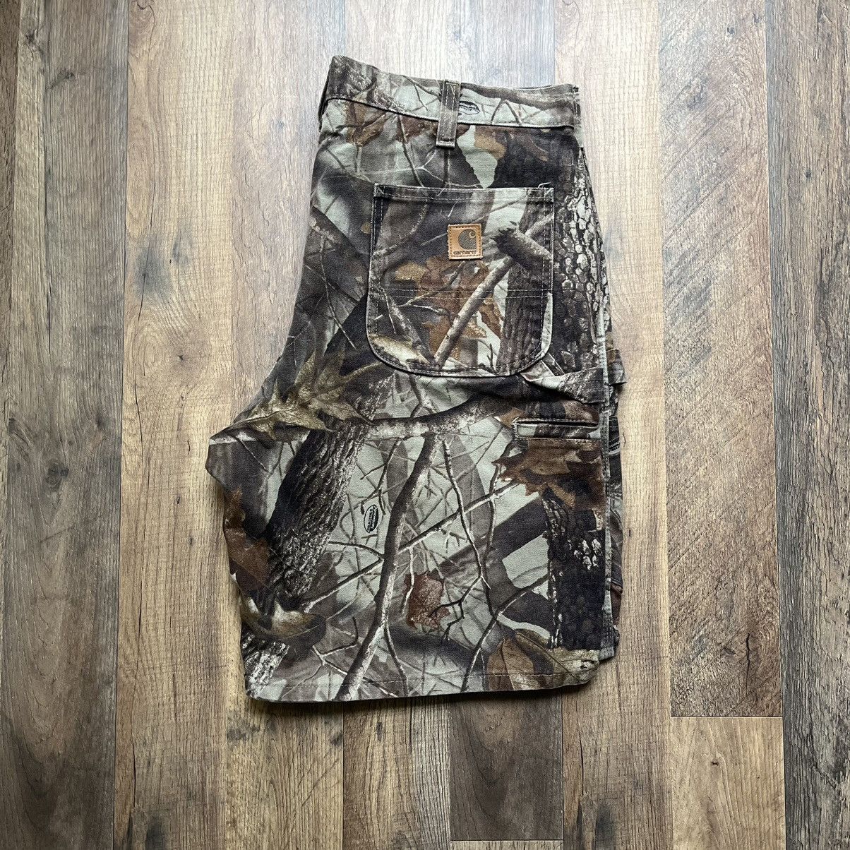 Vintage CRAZY VTG Realistic Camo Carhartt Shorts Realtree 38 Wasit ...