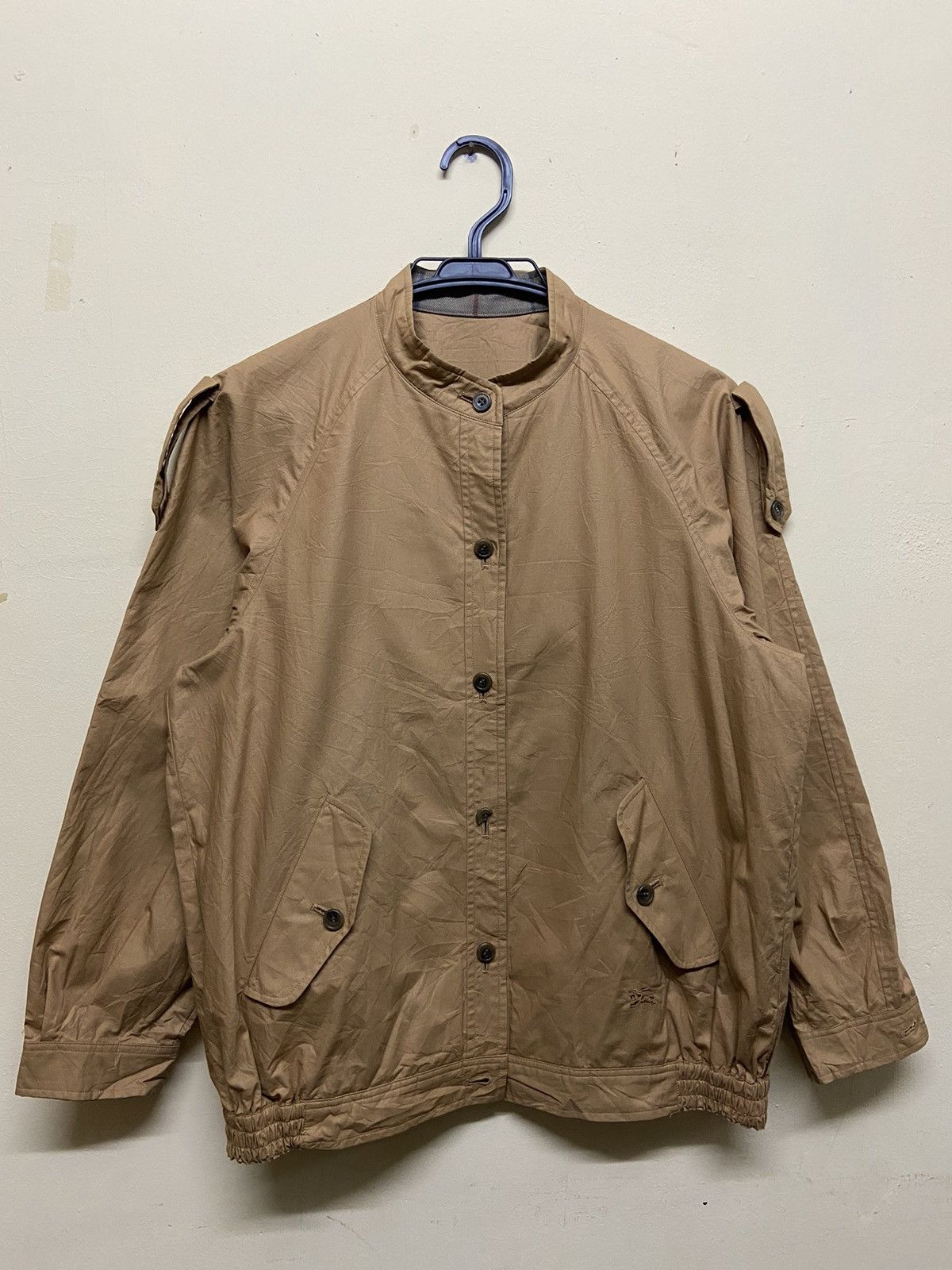 Burberry × Designer × Vintage Vintage Burberry Light Jacket Size US L / EU 52-54 / 3 - 1 Thumbnail