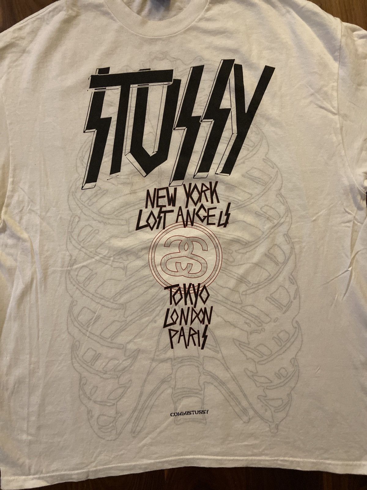 Stussy Stussy World Tour Invisible Man T-shirt Size US XL / EU 56 / 4 - 2 Thumbnail
