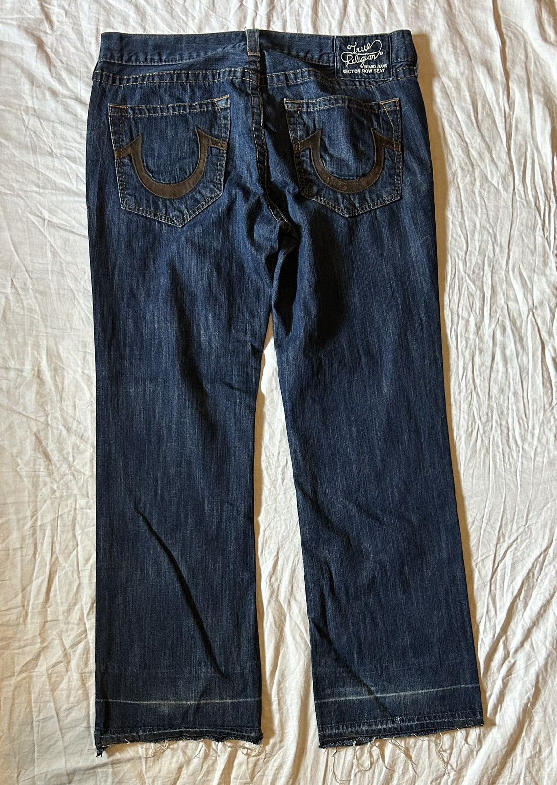 True Religion Section Row Seat Flare Jean