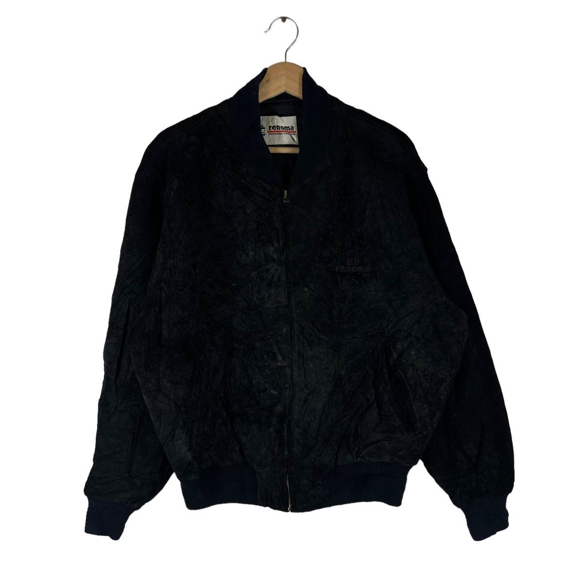 Japanese Brand RARE LEATHER BOMBER JCKET RENOMA INSPIRED MA-1 ISSEY MIYAKE Size US L / EU 52-54 / 3 - 1 Thumbnail