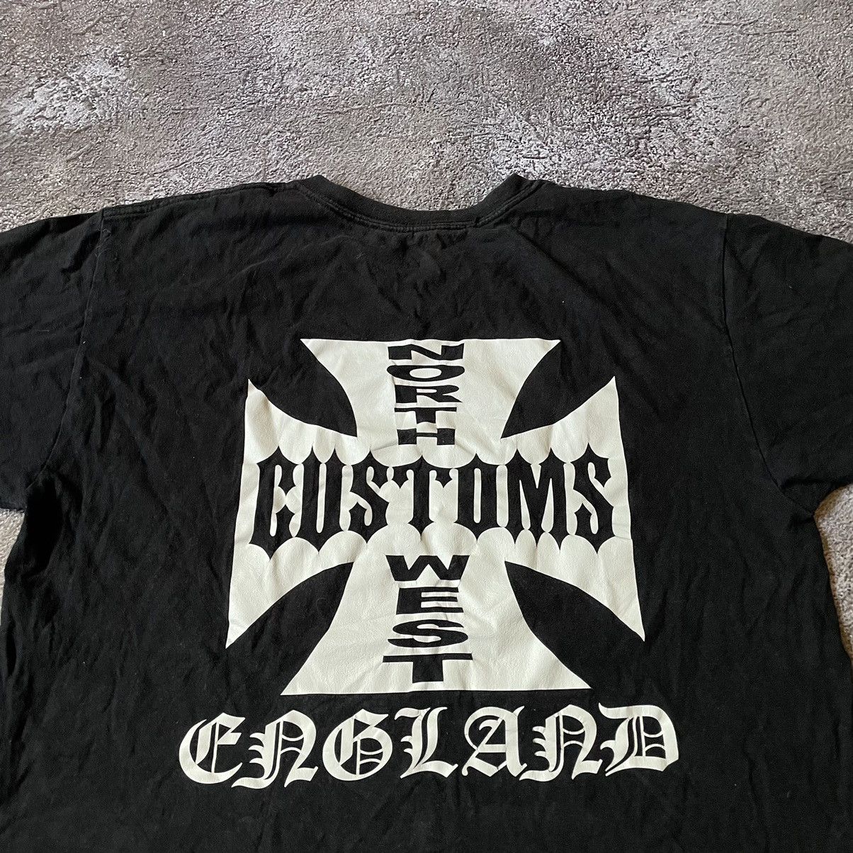 Vintage Vintage Y2K Customs Graphic Tee Punk Streetwear Black Boxy L Size US L / EU 52-54 / 3 - 5 Thumbnail