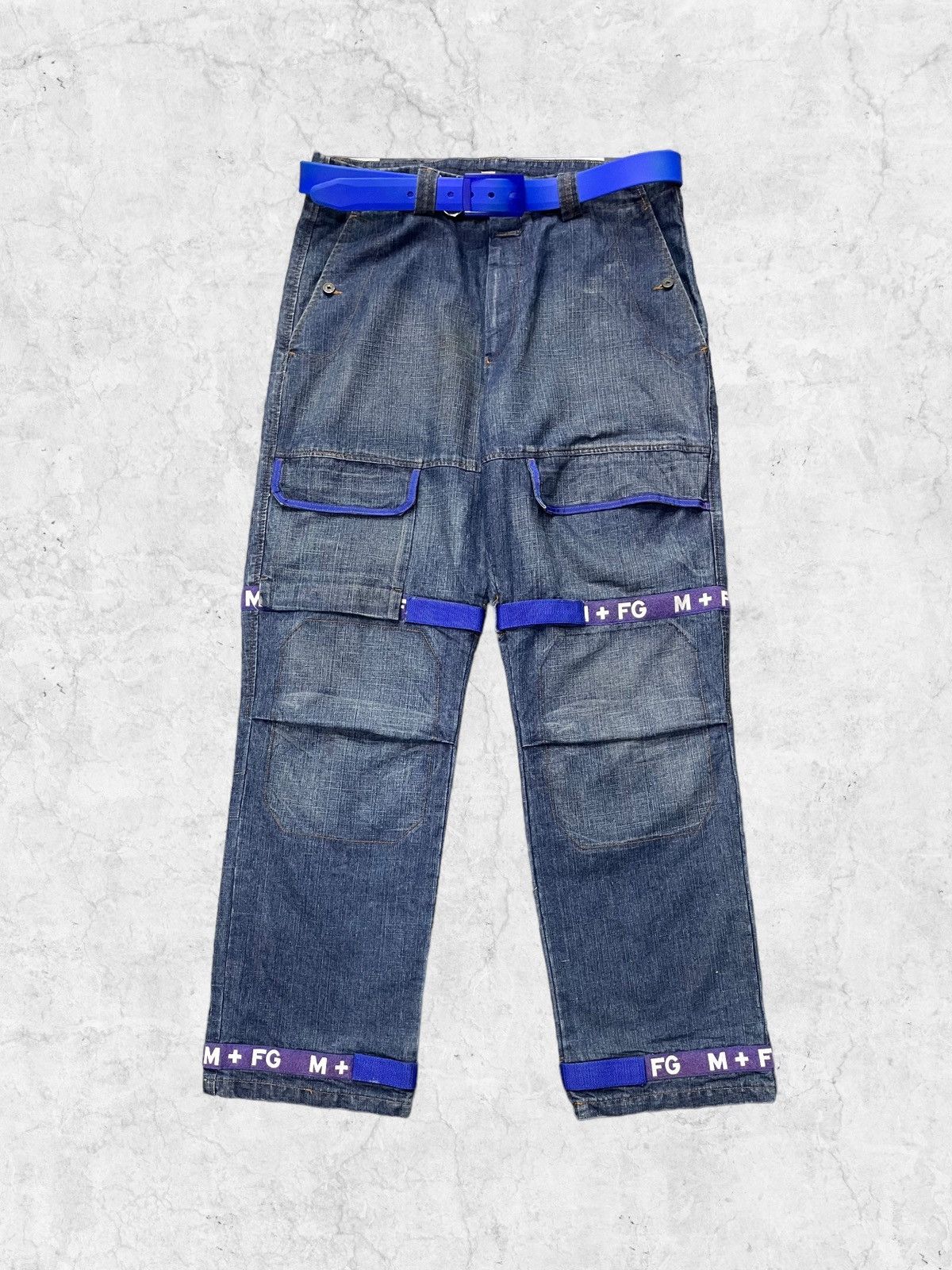 パンツ \"MARITHE FRANCOIS GIRBAUD\" Bondage Pants Early 2000s Marithe Francois Girbaud Bondage Cargo Pants