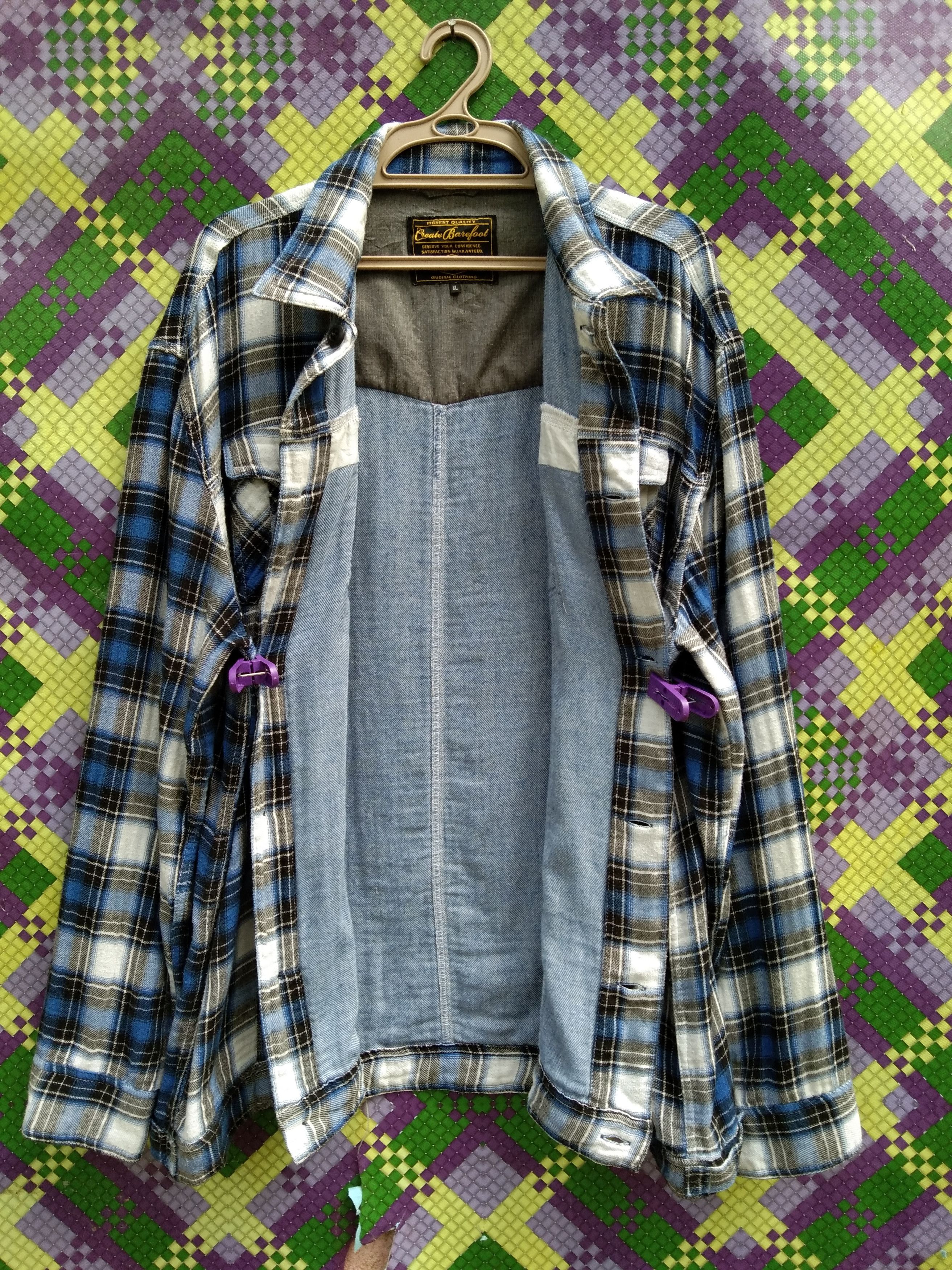 Flannel CREATE BAREFOOT LIGHTLAYERS MEN'S FLANNEL JACKET Size US XL / EU 56 / 4 - 3 Thumbnail