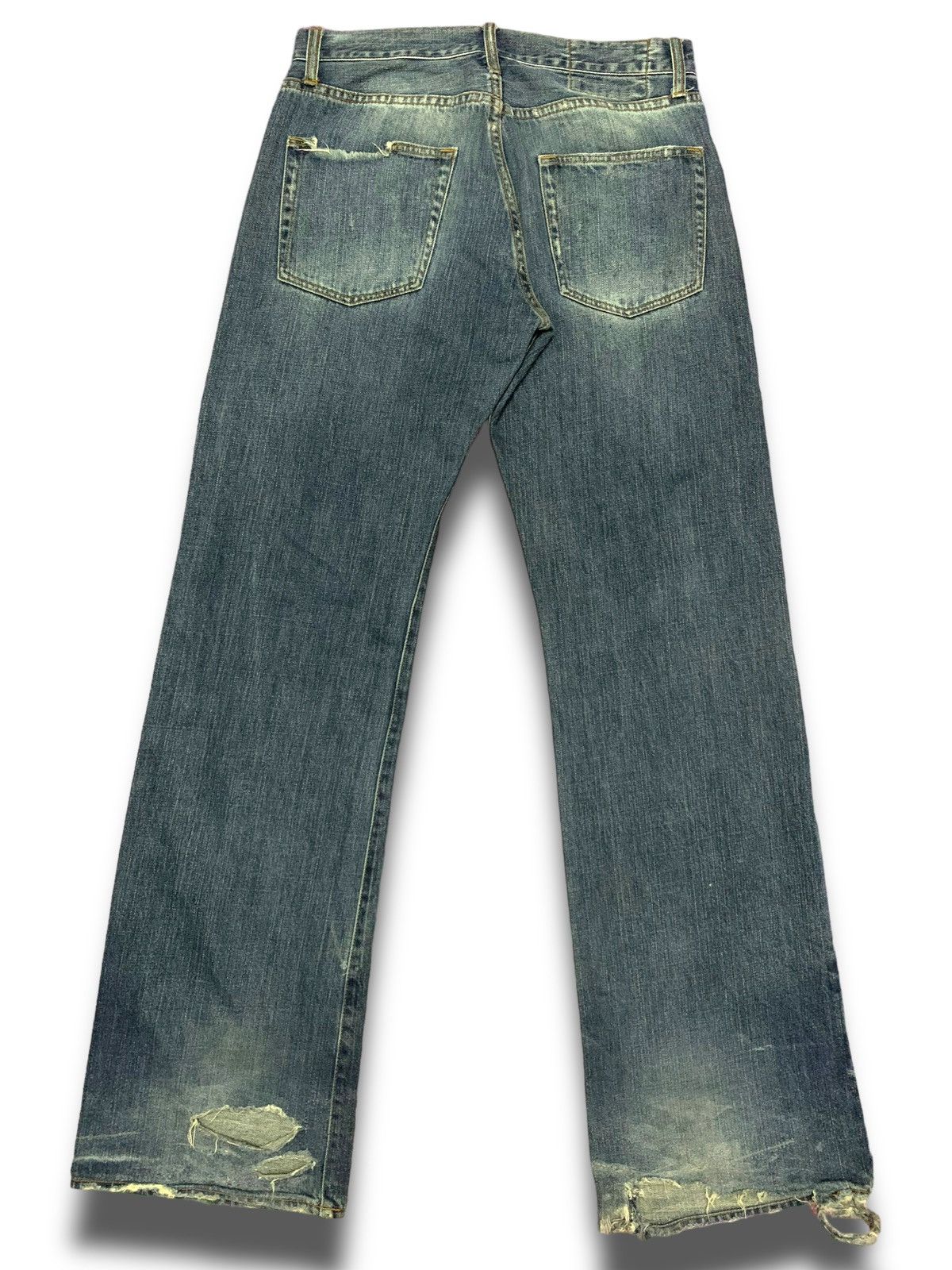 Japanese Brand Vintage Camo Patches Kaihara Jeans Size US 31 - 2 Thumbnail