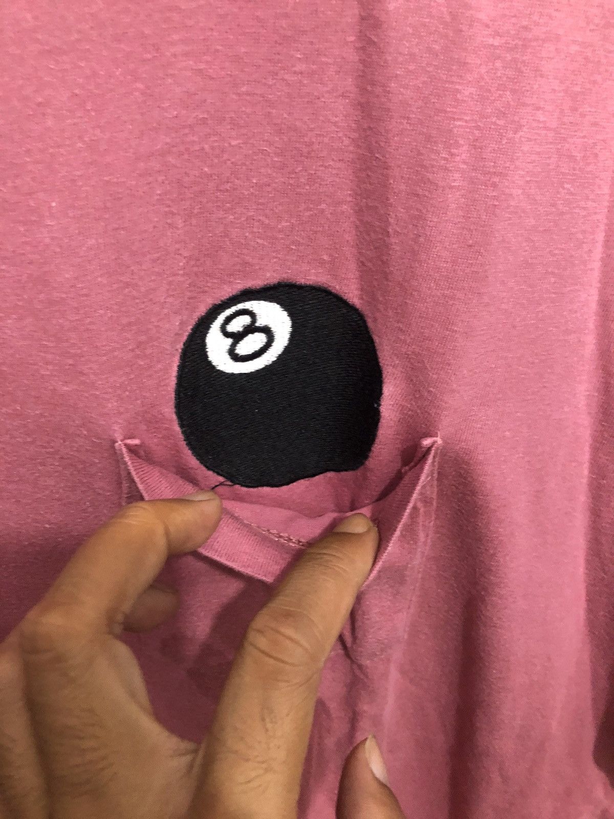 Stussy Stussy 8 ball pocket t shirt Size US XL / EU 56 / 4 - 2 Thumbnail