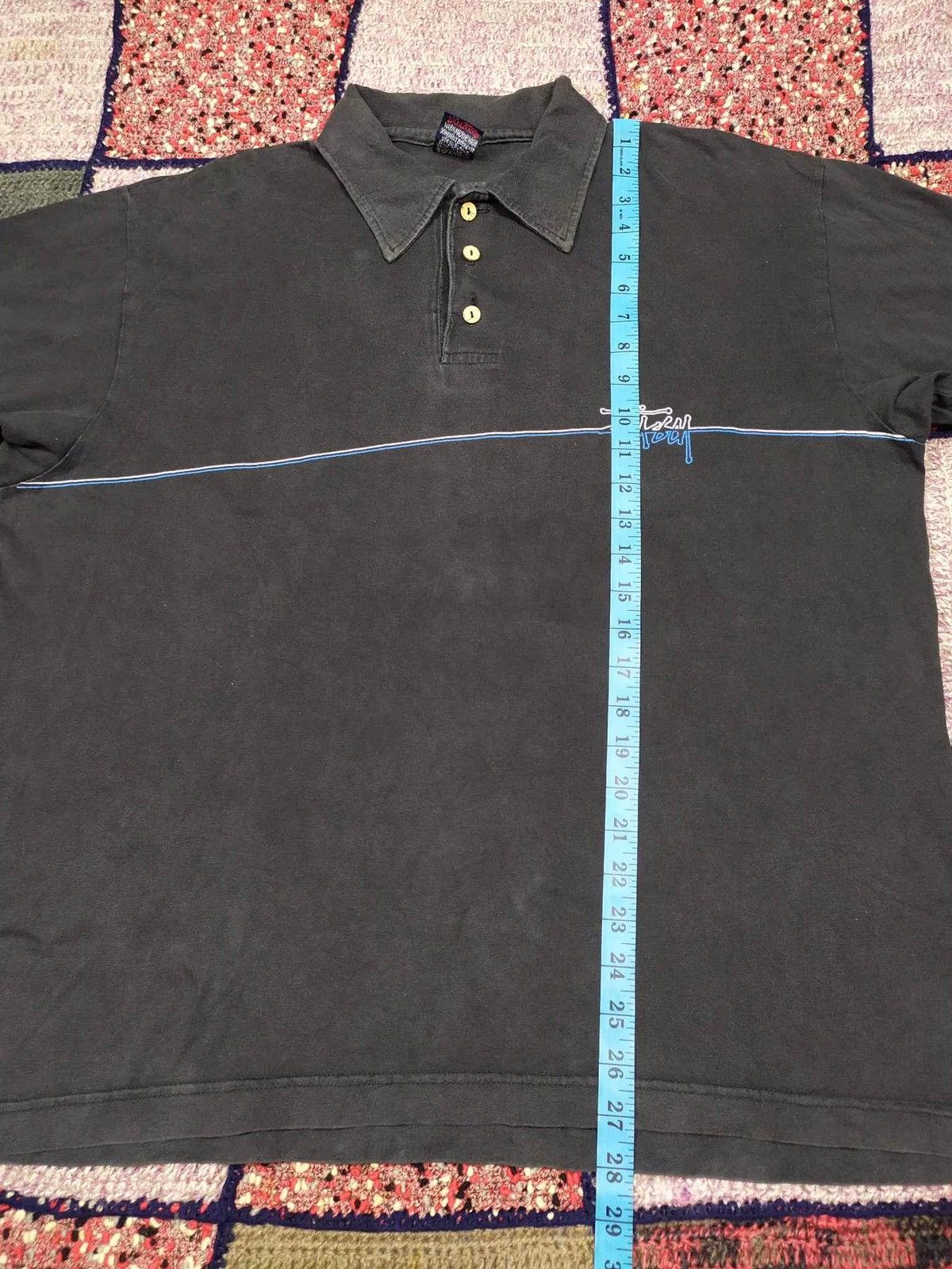 Japanese Brand Stussy Polo Tee Size US L / EU 52-54 / 3 - 5 Thumbnail