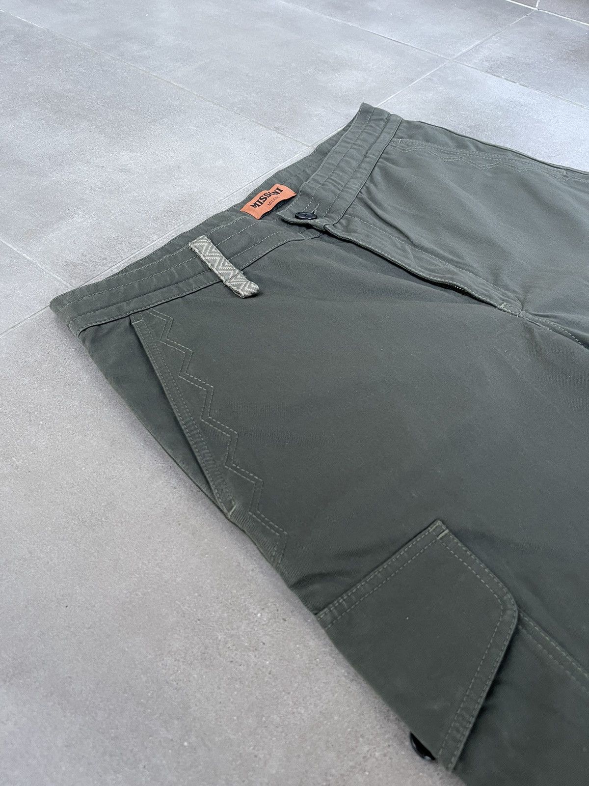 Missoni Missoni Bermuda Technical Cargo Swamp Green Long Shorts Size US 32 / EU 48 - 9 Thumbnail