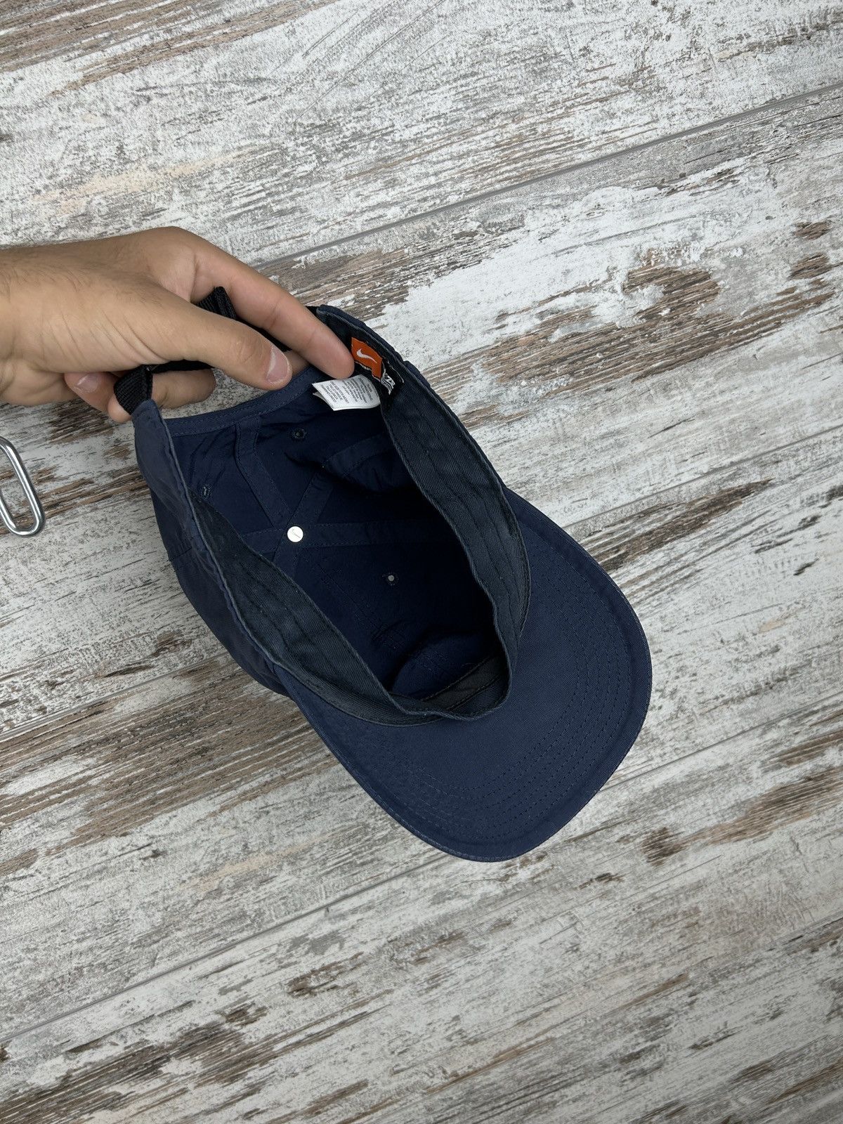 Nike × Vintage Mens Vintage Nike mini logo metal swoosh hats streetwear y2k Size ONE SIZE - 6 Thumbnail
