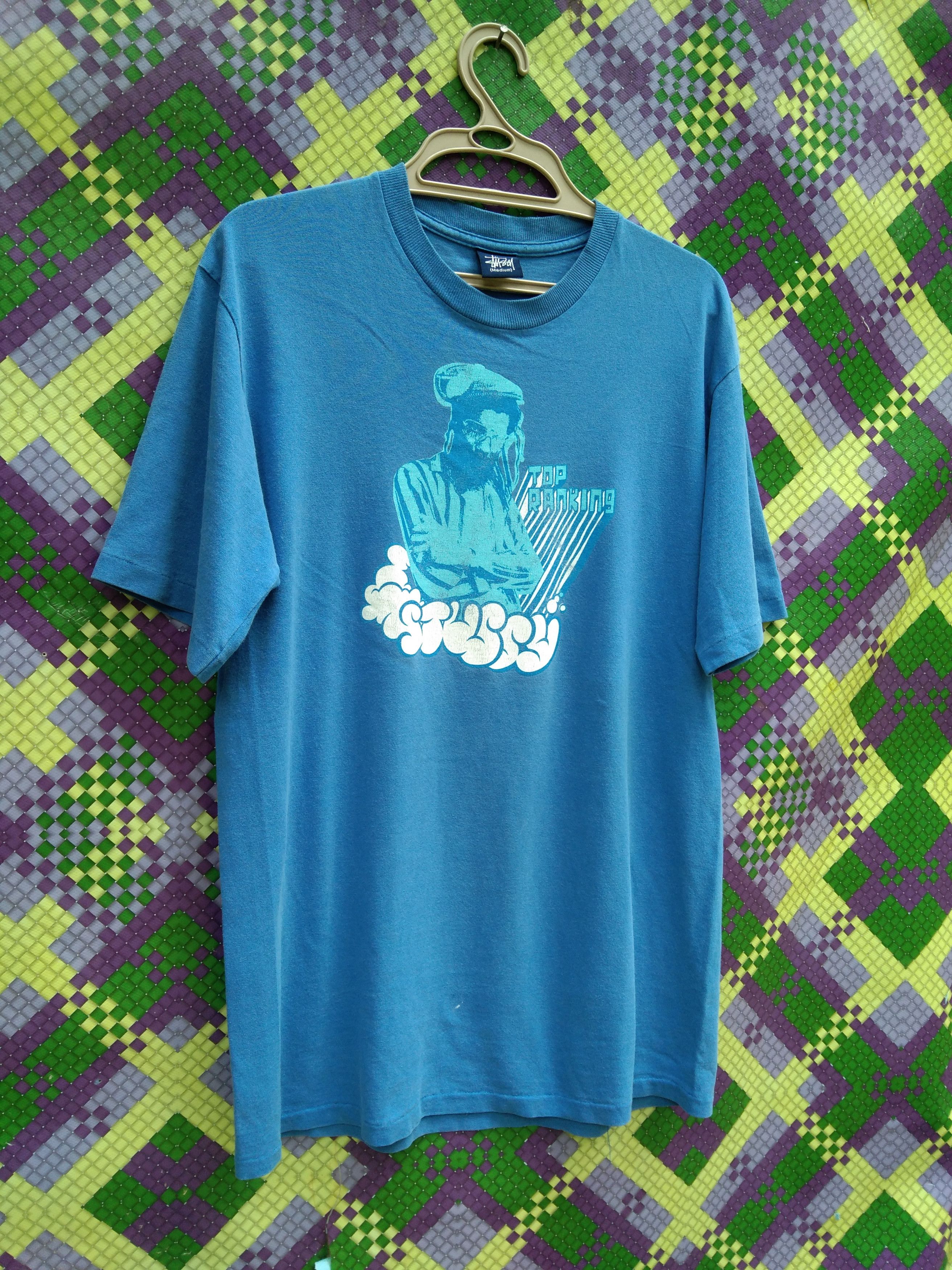 Stussy × Vintage VINTAGE STUSSY TOP RANK T-SHIRT Size US M / EU 48-50 / 2 - 4 Thumbnail