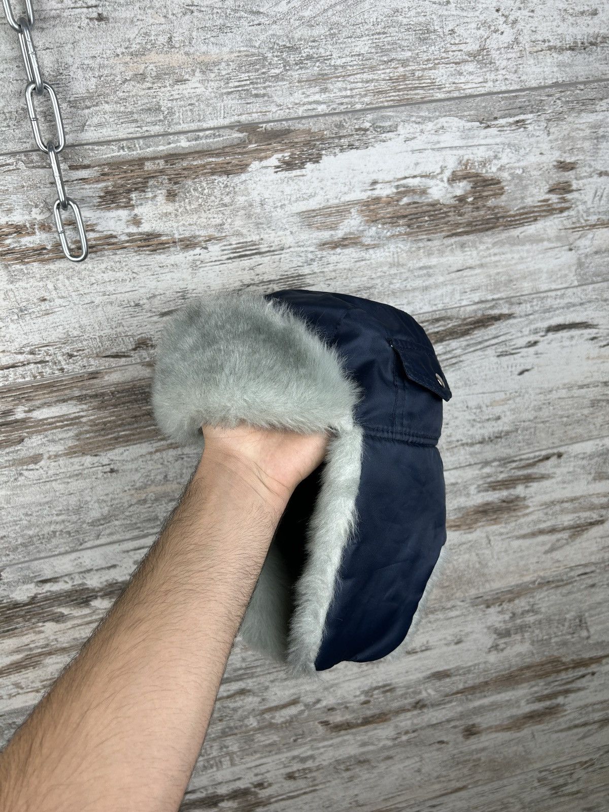 Japanese Brand × Vintage Vintage faux fur trapper ushanka hat streetwear cap Japanese Size ONE SIZE - 1 Thumbnail