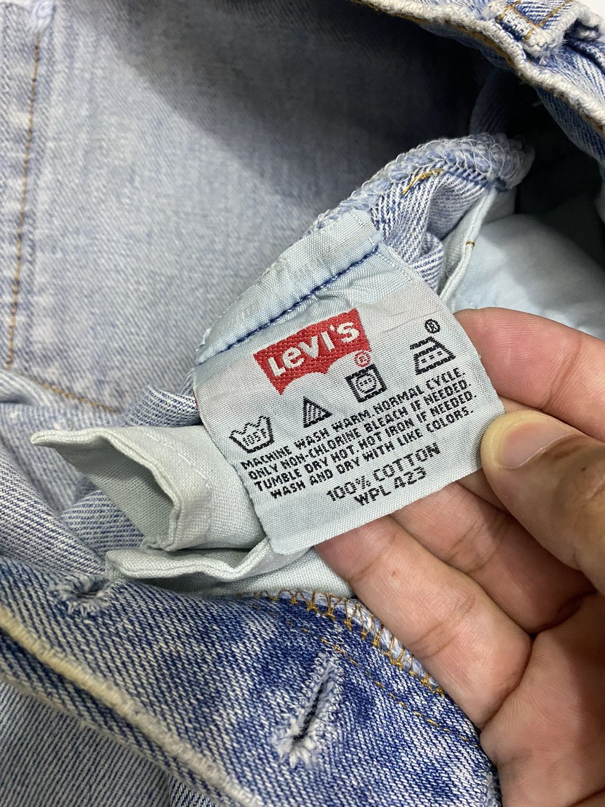 Levi's MEGA RARE🔥LEVIS 501 DISTRESSED CUSTOM PAINTED DENIM JEANS Size US 32 / EU 48 - 10 Thumbnail