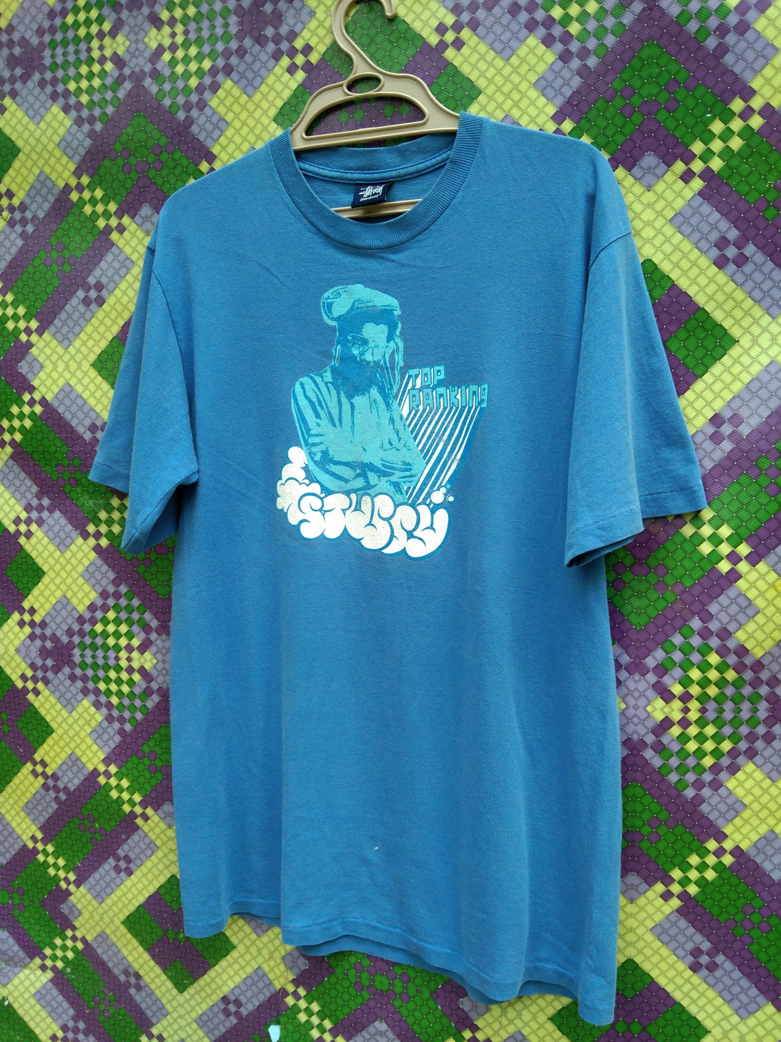 Stussy × Vintage VINTAGE STUSSY TOP RANK T-SHIRT Size US M / EU 48-50 / 2 - 3 Thumbnail