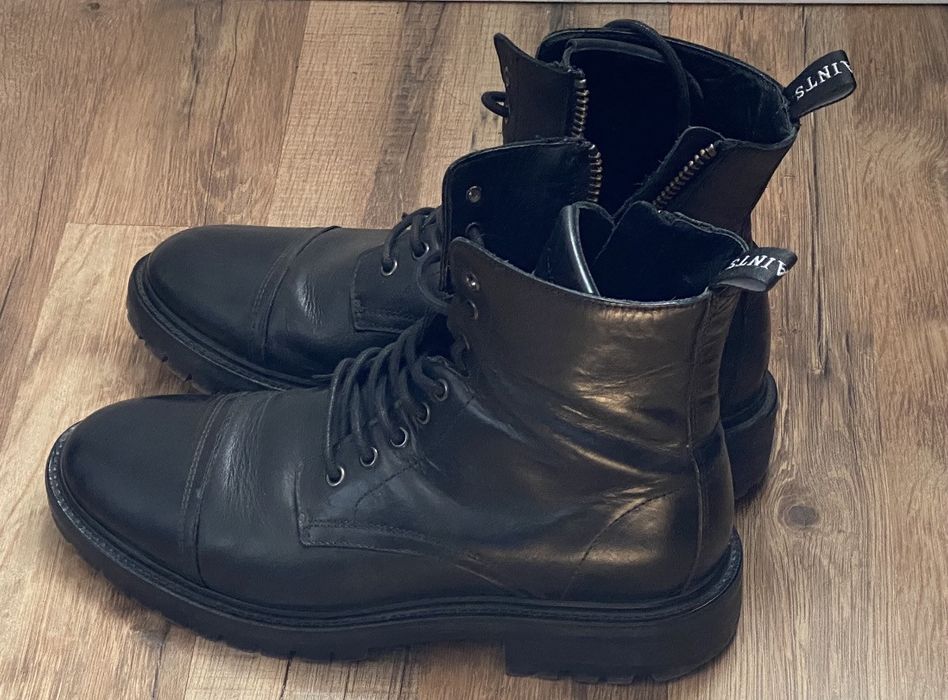 Allsaints Allsaints military combat leather boots | Grailed