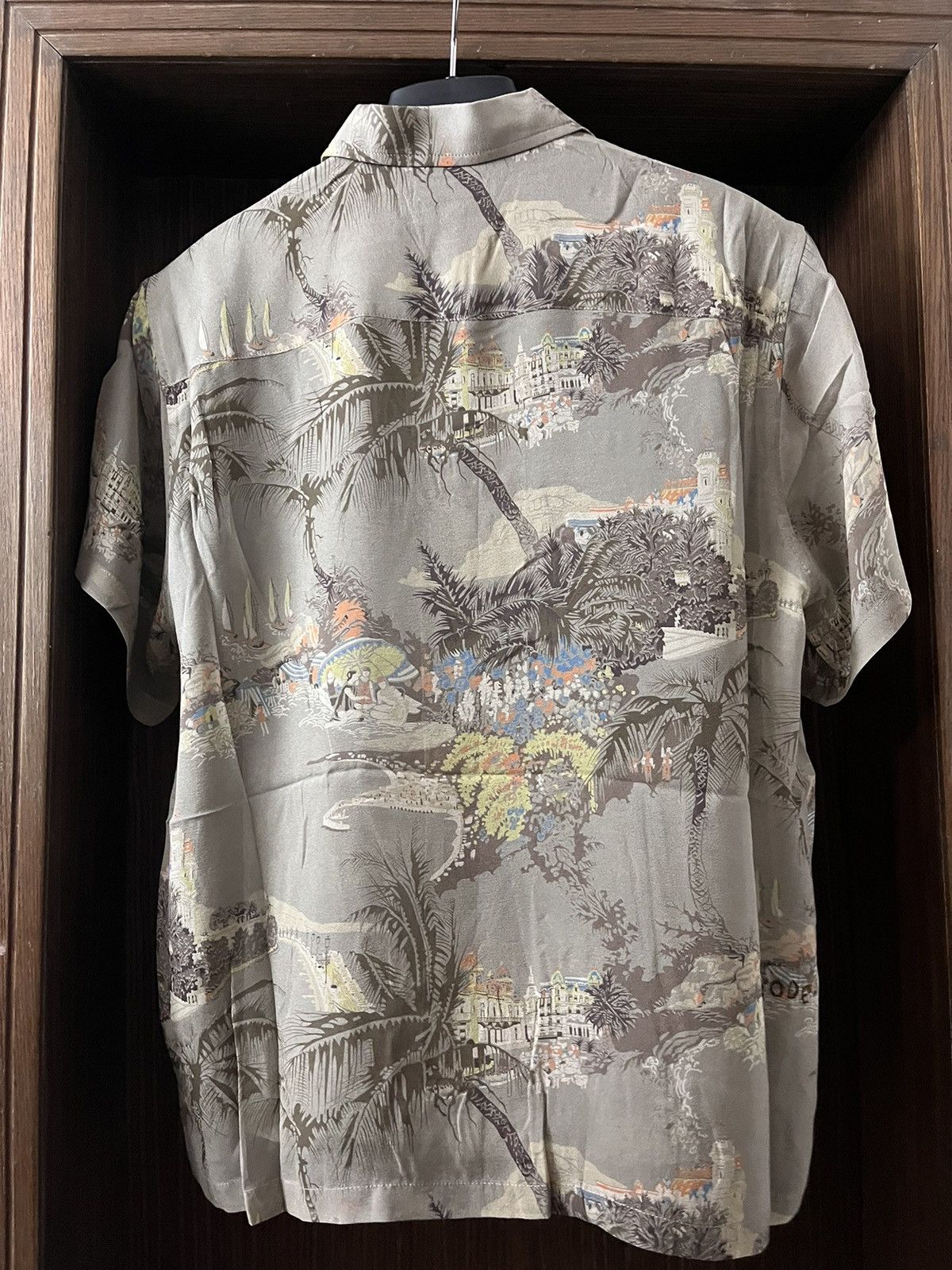 Bode BODE Riviera-print silk short-sleeve shirt Size US L / EU 52-54 / 3 - 3 Thumbnail